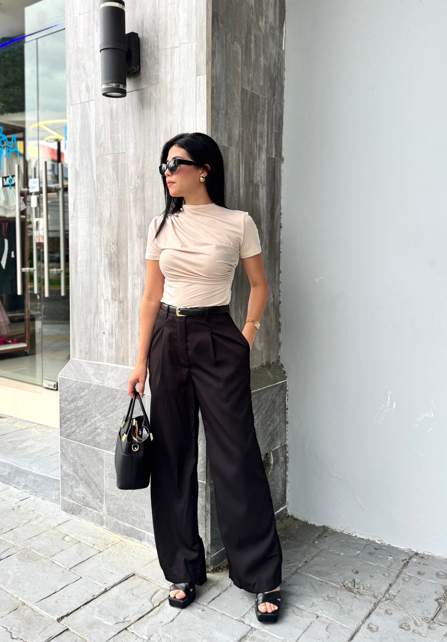 PANTALÓN DE TELA C BOLSA