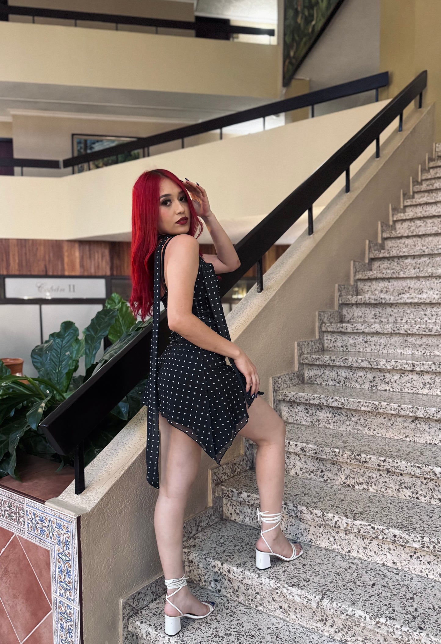 POLKA DOTS CINTA OSCURO