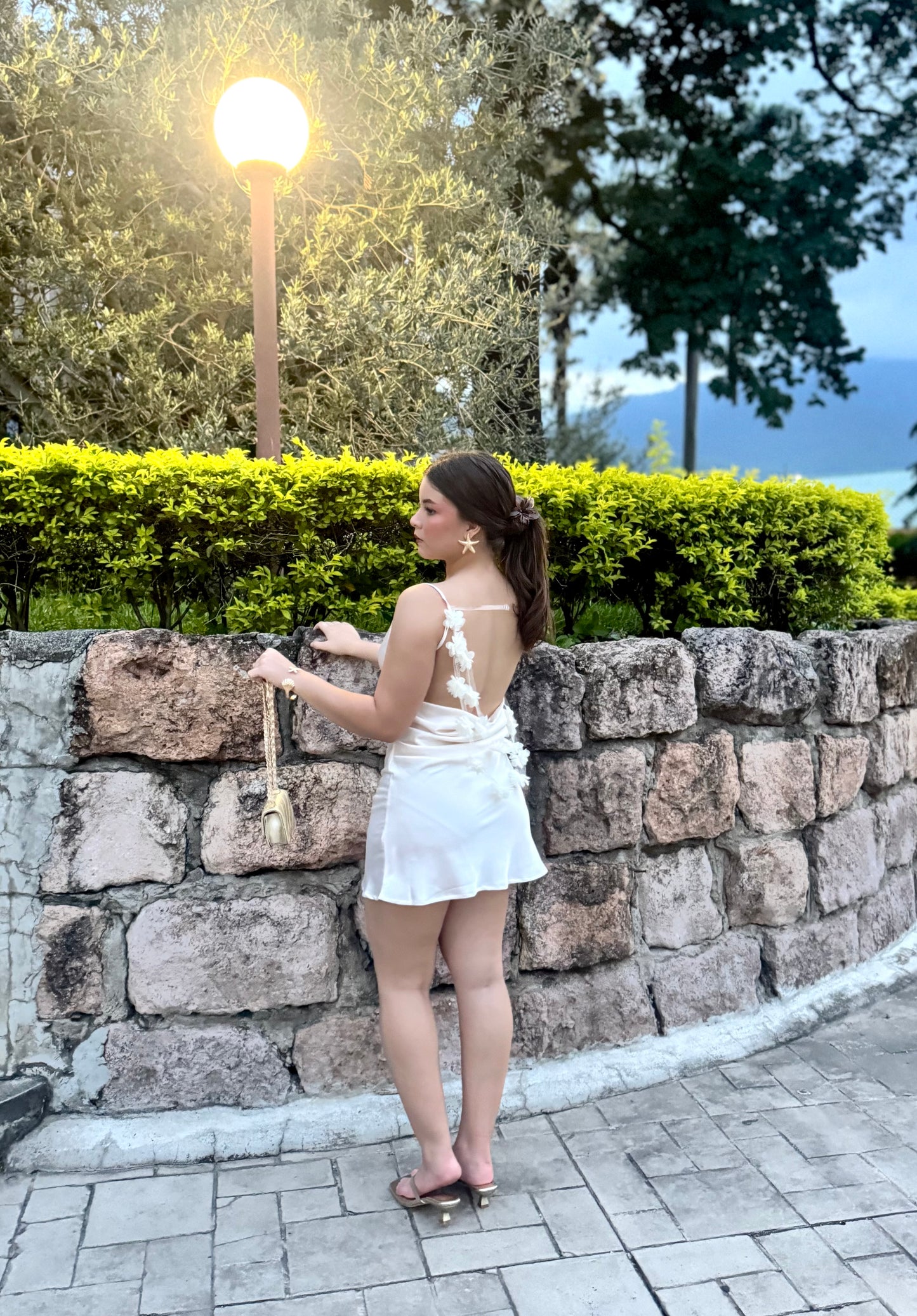 DRESS TOQUE FLORAL SEDA