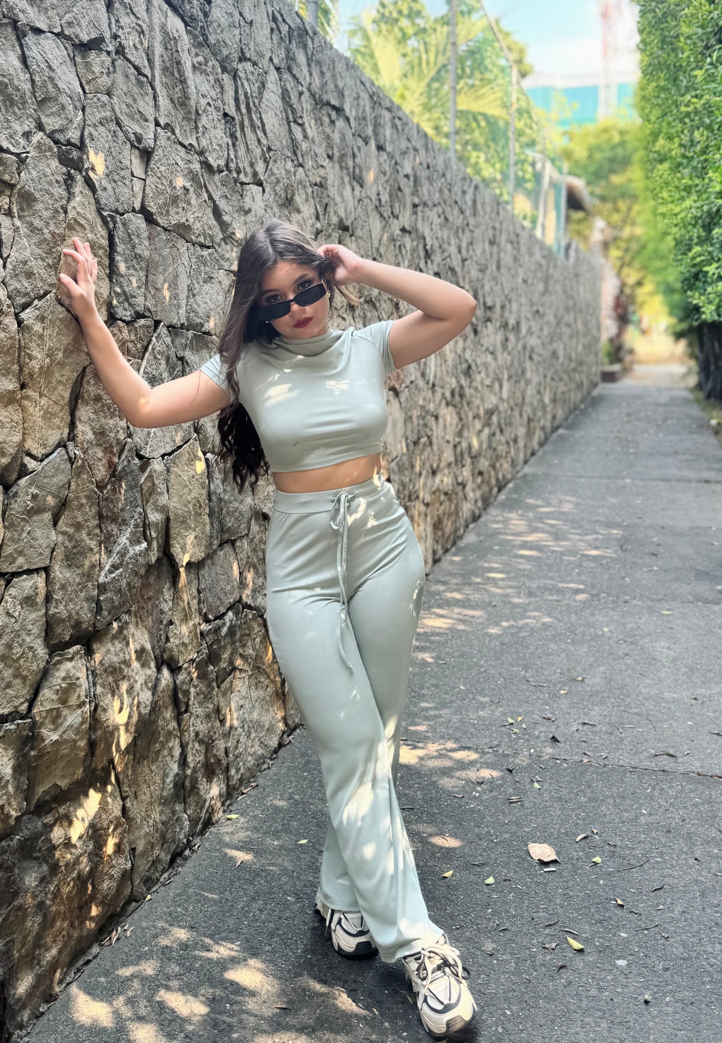 CONJUNTO CASUAL TELA SUAVE