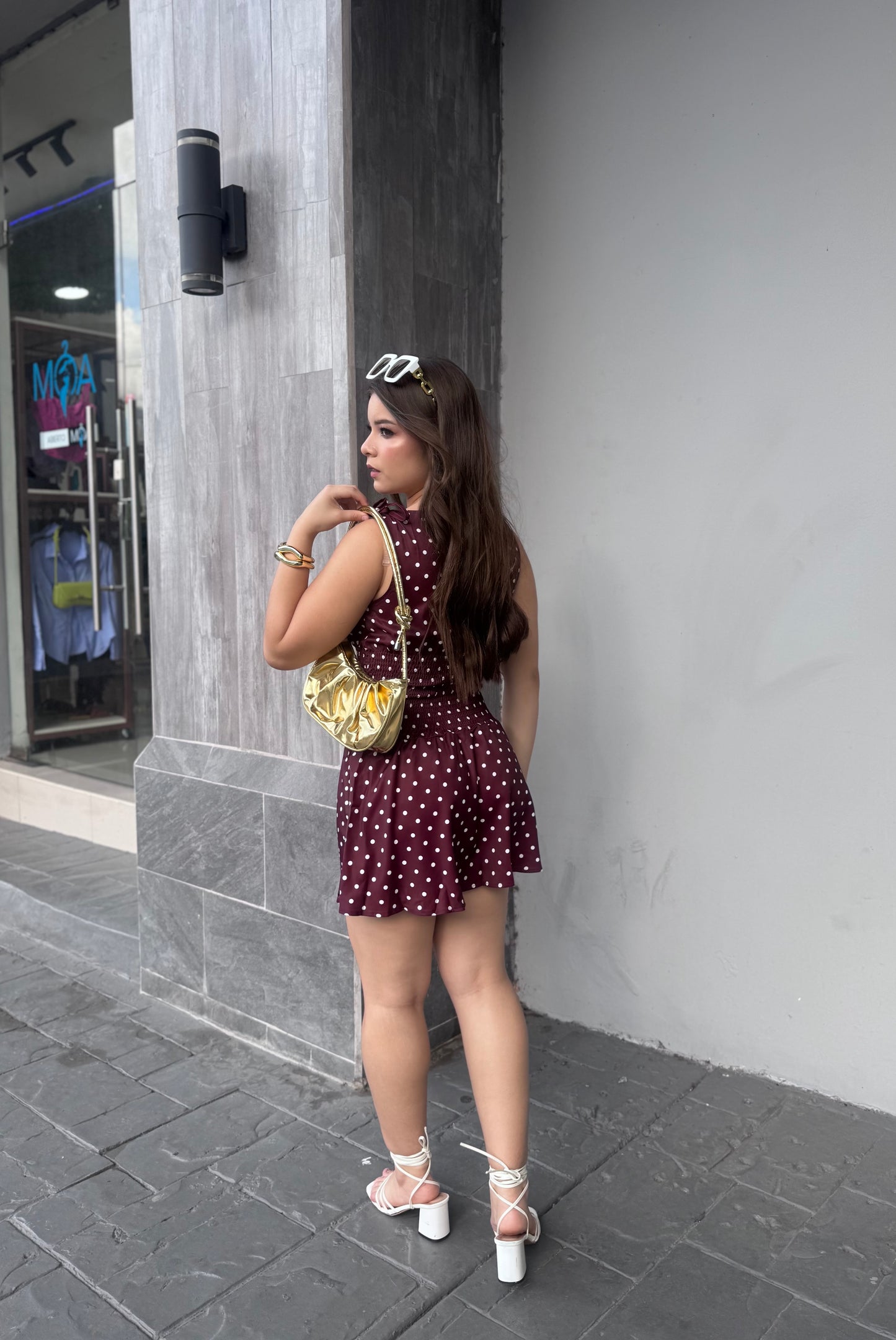 VESTIDO POLKA DOTS CHONGO