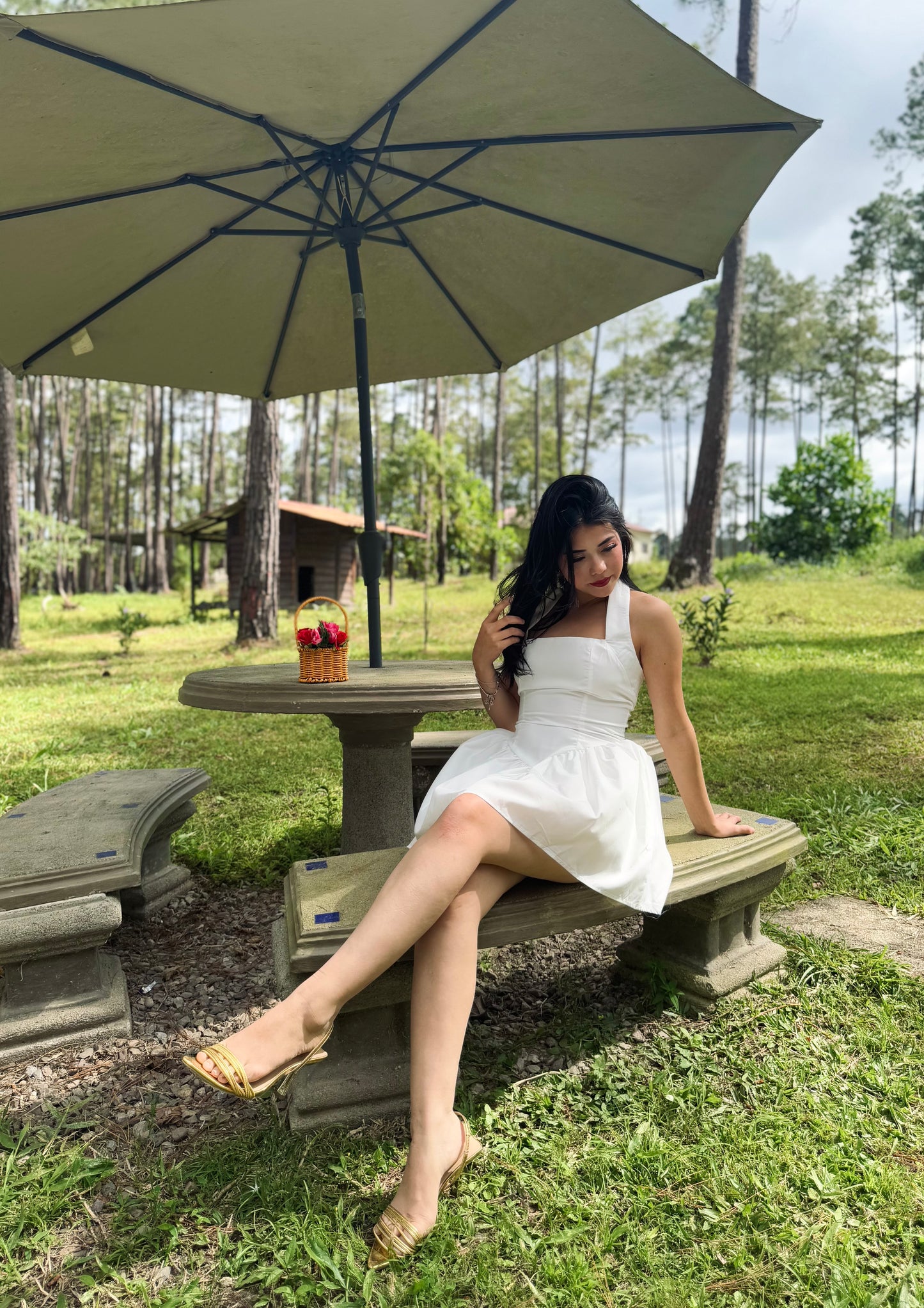VESTIDO ANGEL CRINOLINA
