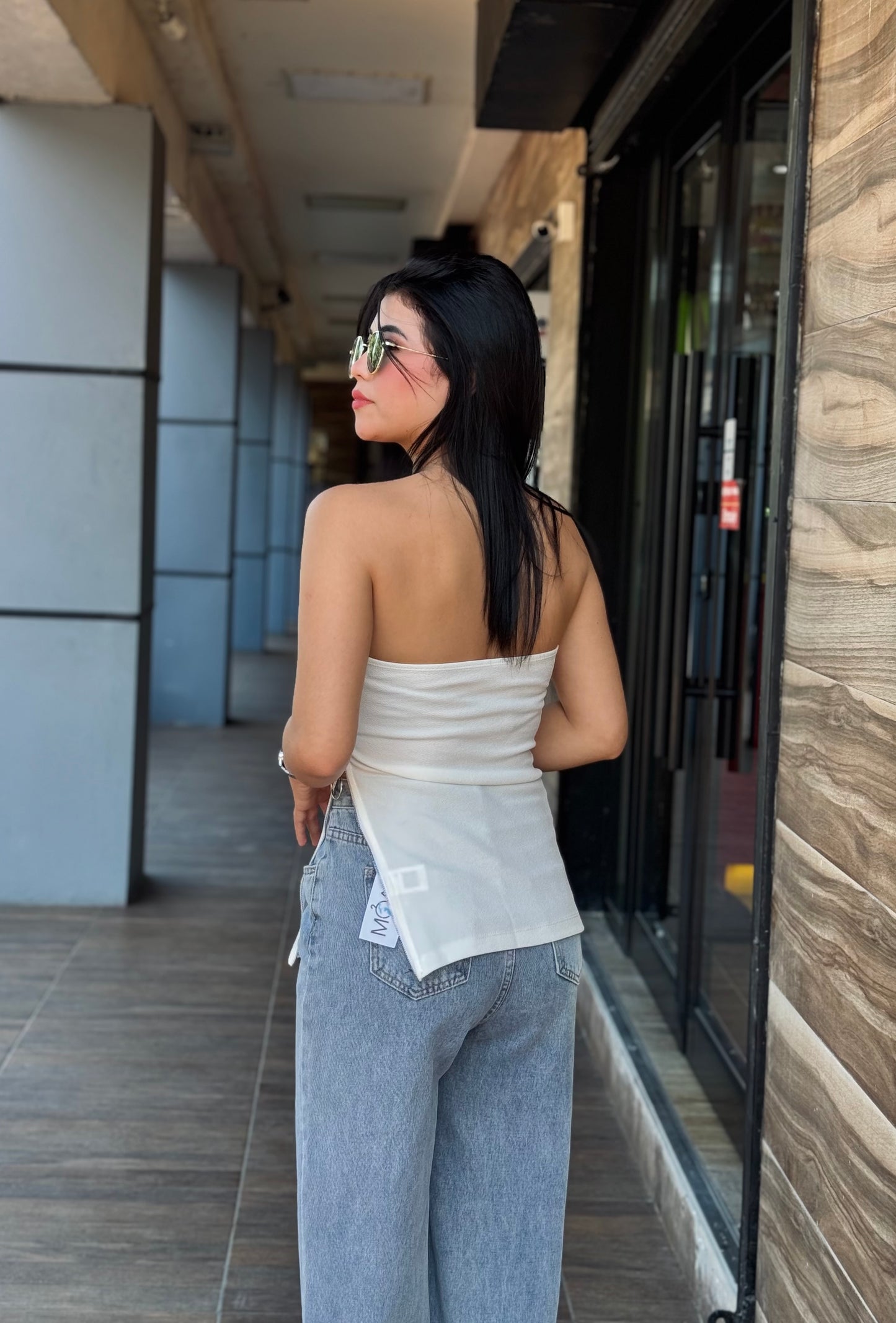 TOP ESTRAPLE ZIPPER