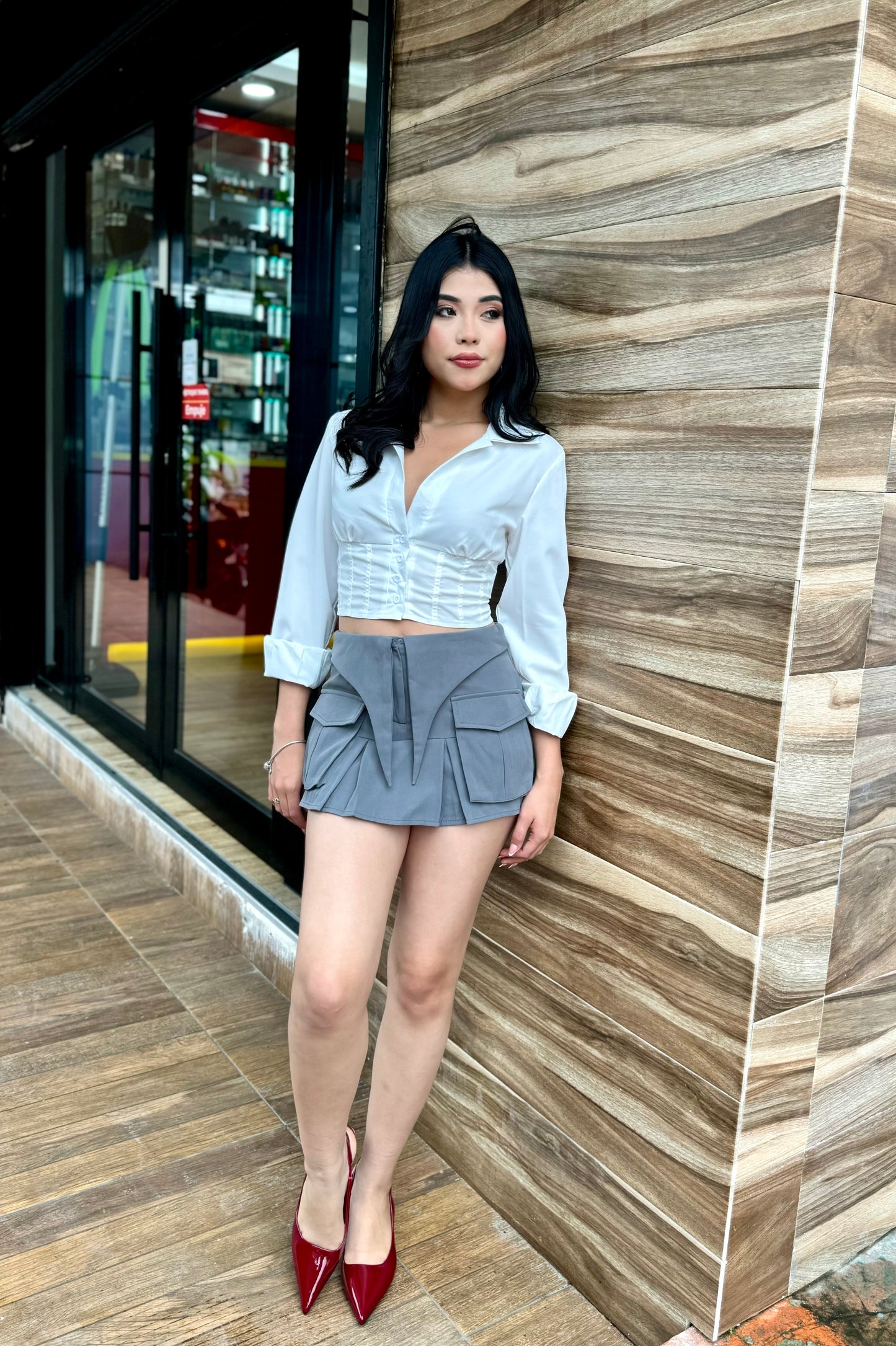 FALDA SHORT CARGO