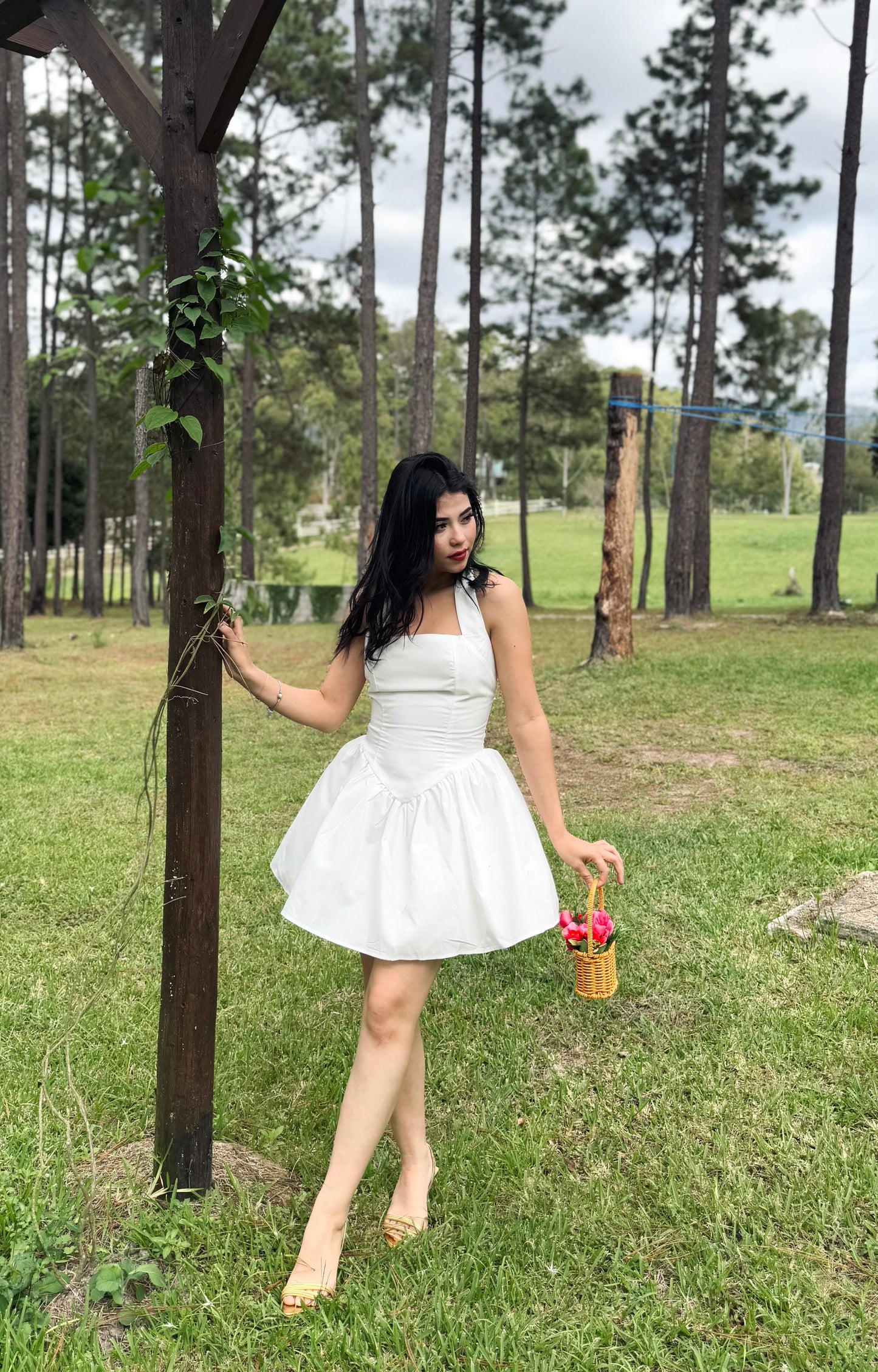 VESTIDO ANGEL CRINOLINA