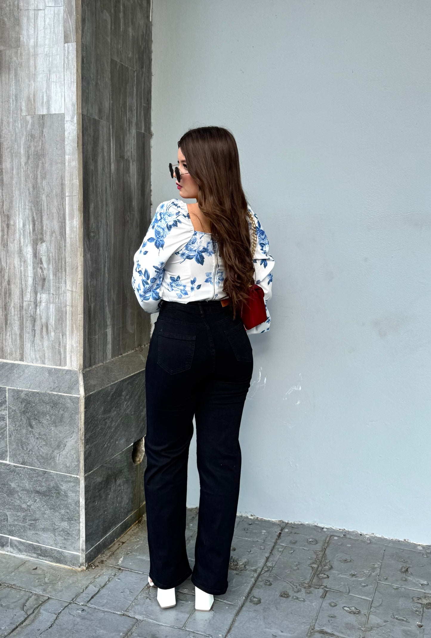BLUSA FLORAL MLARGA