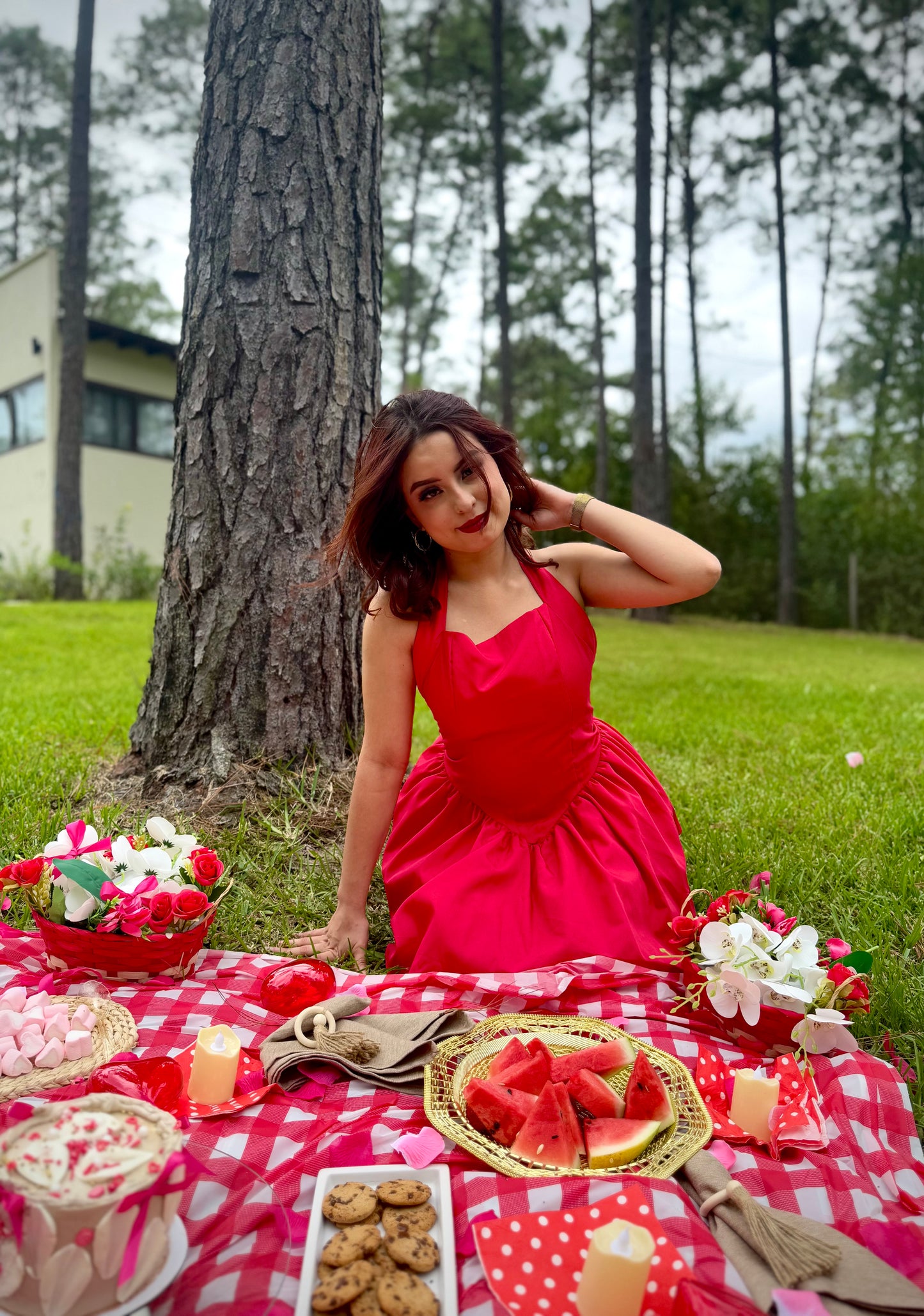 VESTIDO ANGEL CRINOLINA