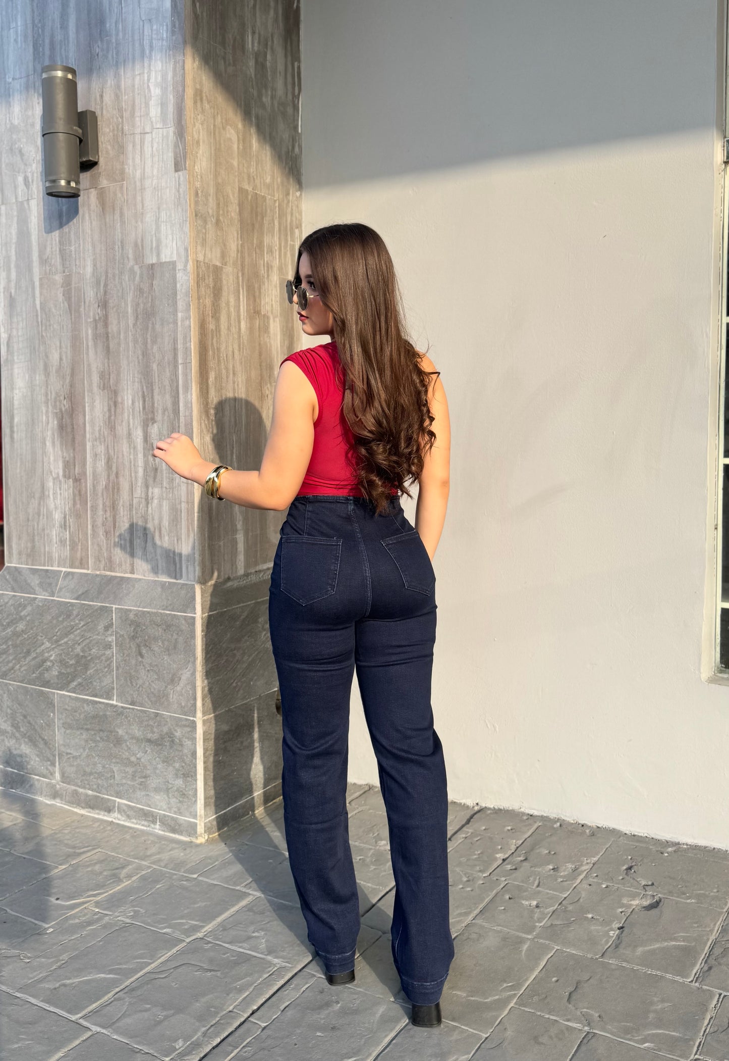 WIDE LEG RECTO EFECTO PINZA
