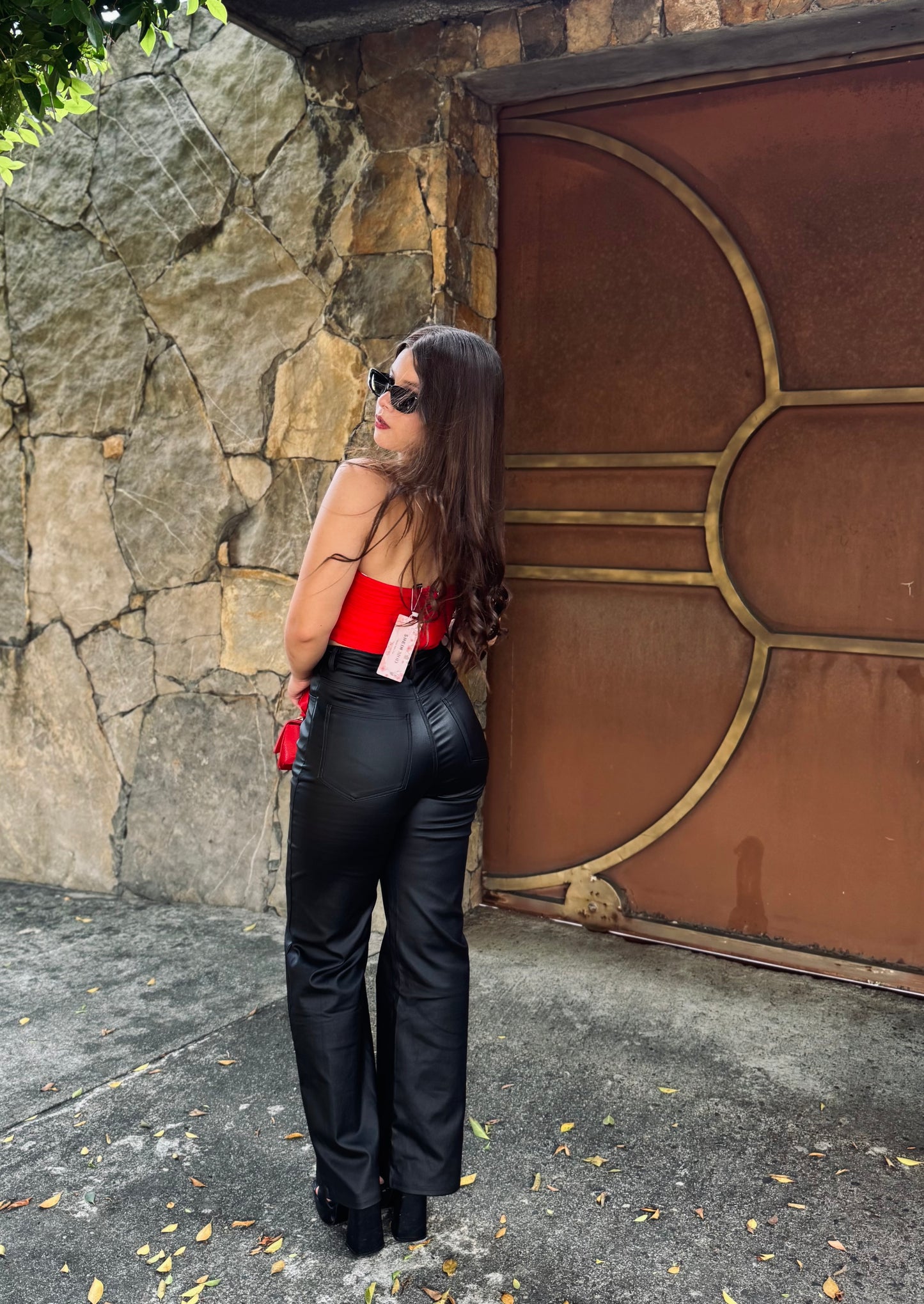 WIDE LEG CUERO