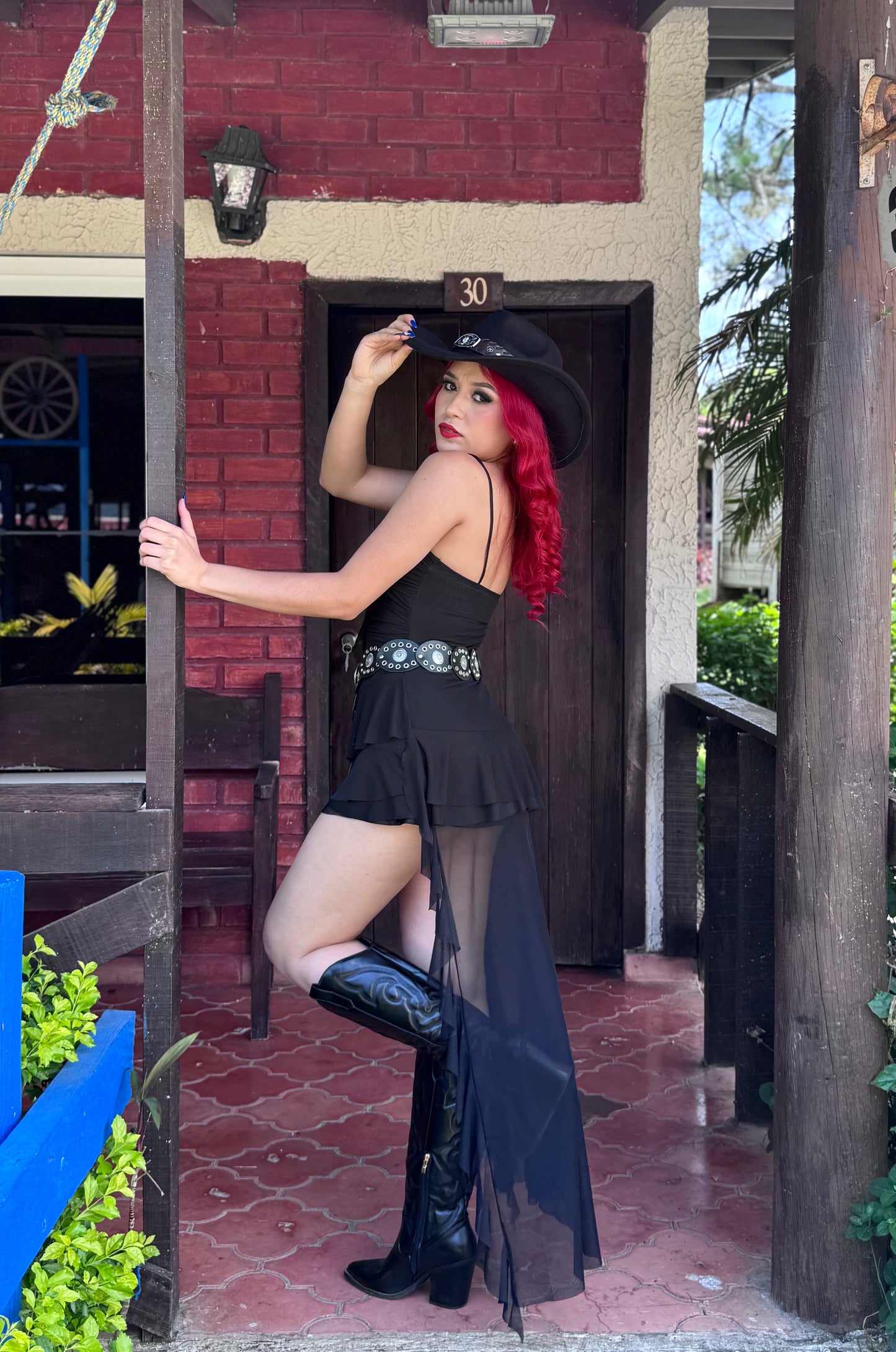 VESTIDO ESTILO VAQUERO