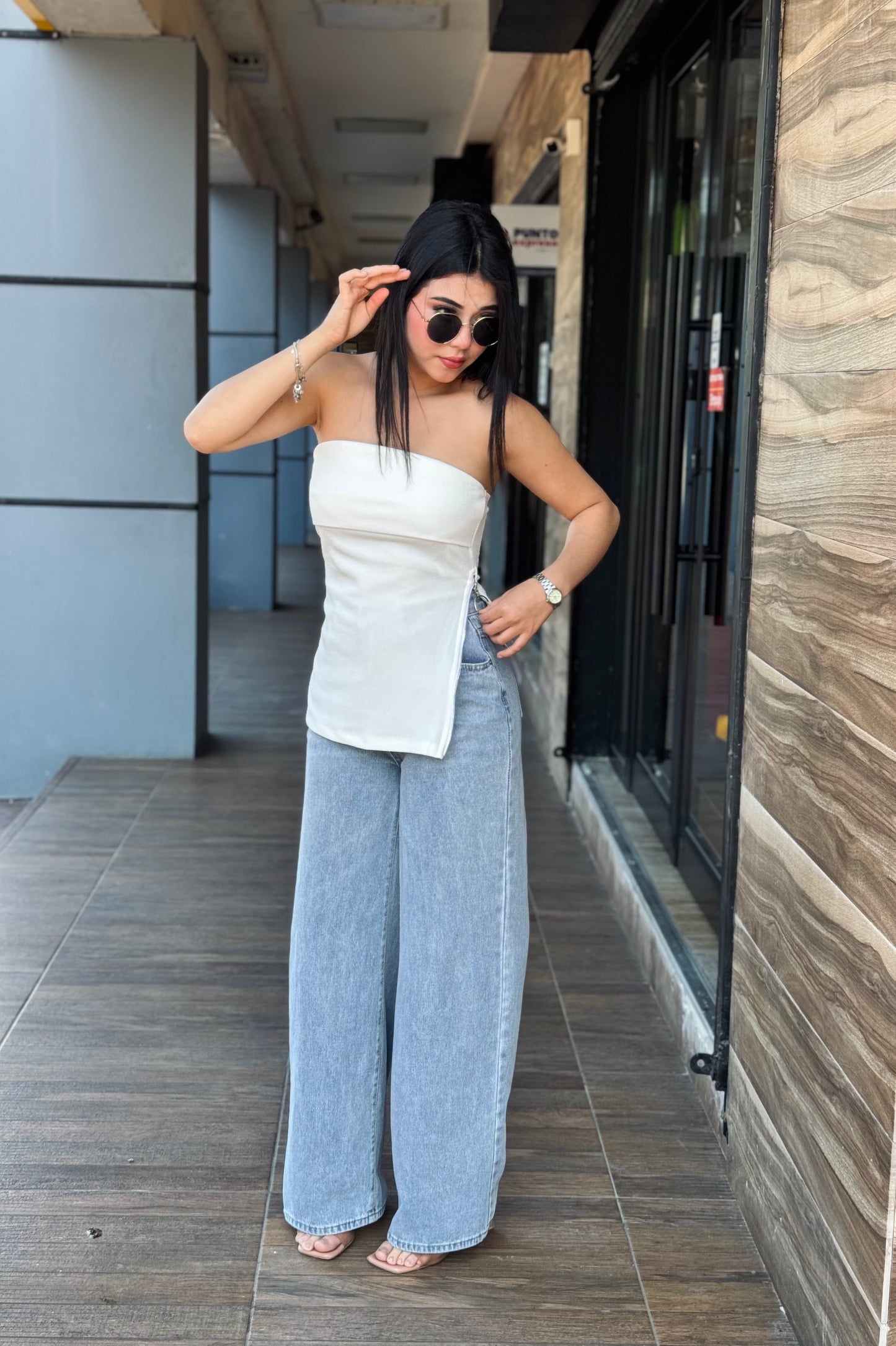 TOP ESTRAPLE ZIPPER