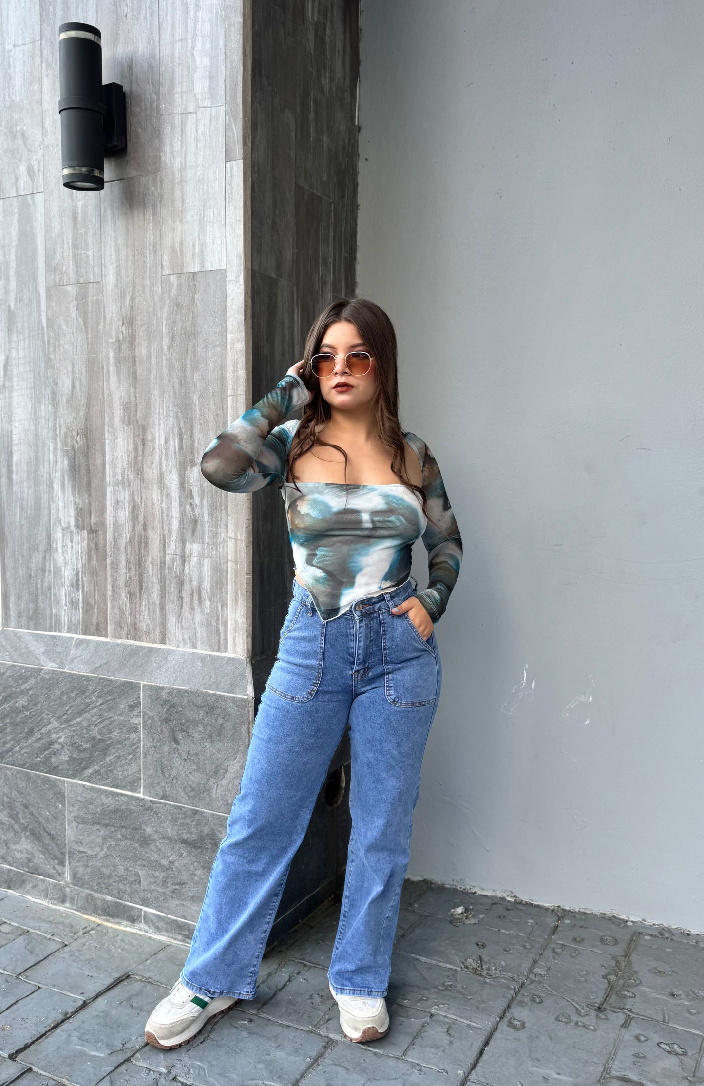 MOM JEANS DESLAVADO