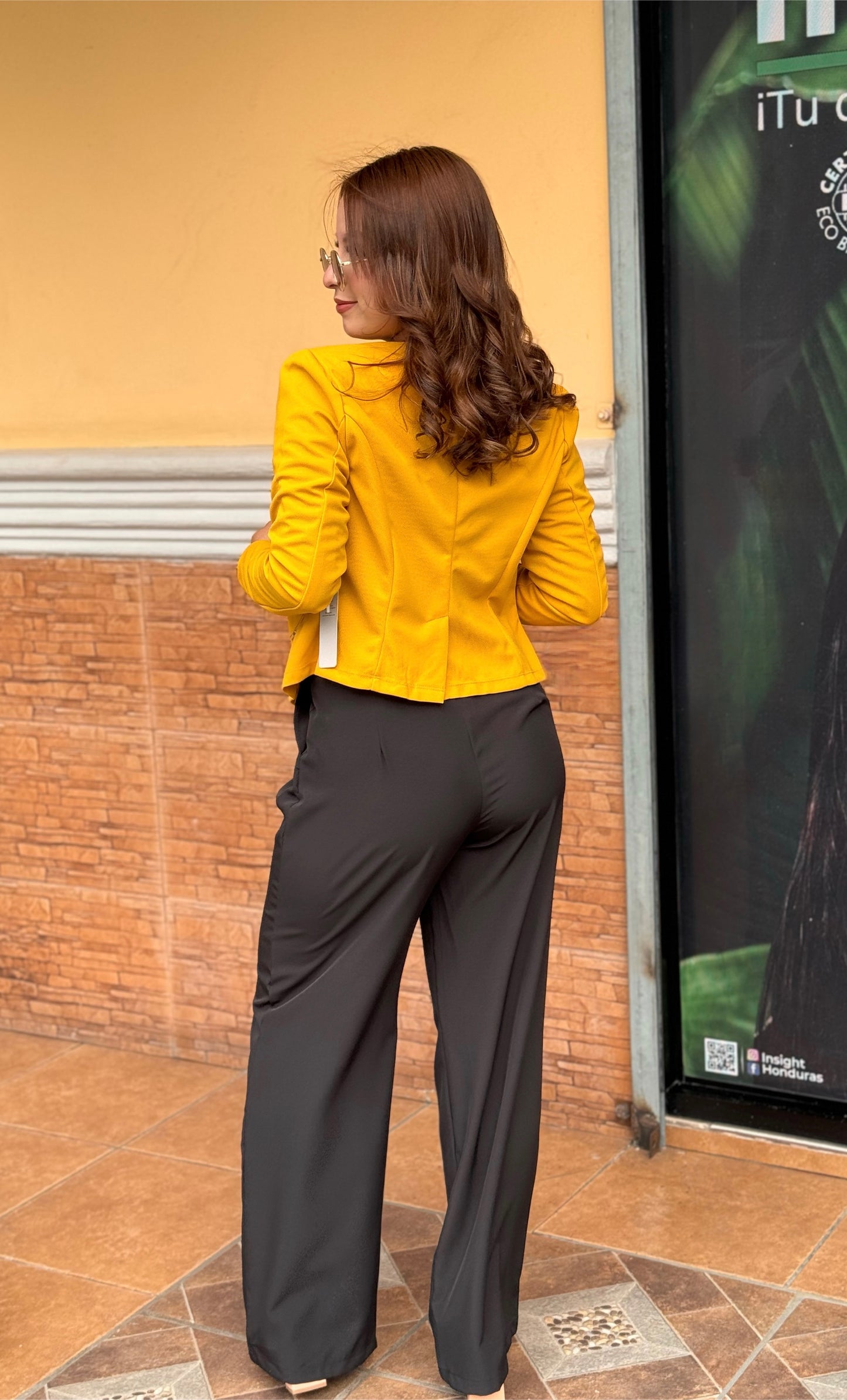 BLAZER OFICINA MOSTAZA