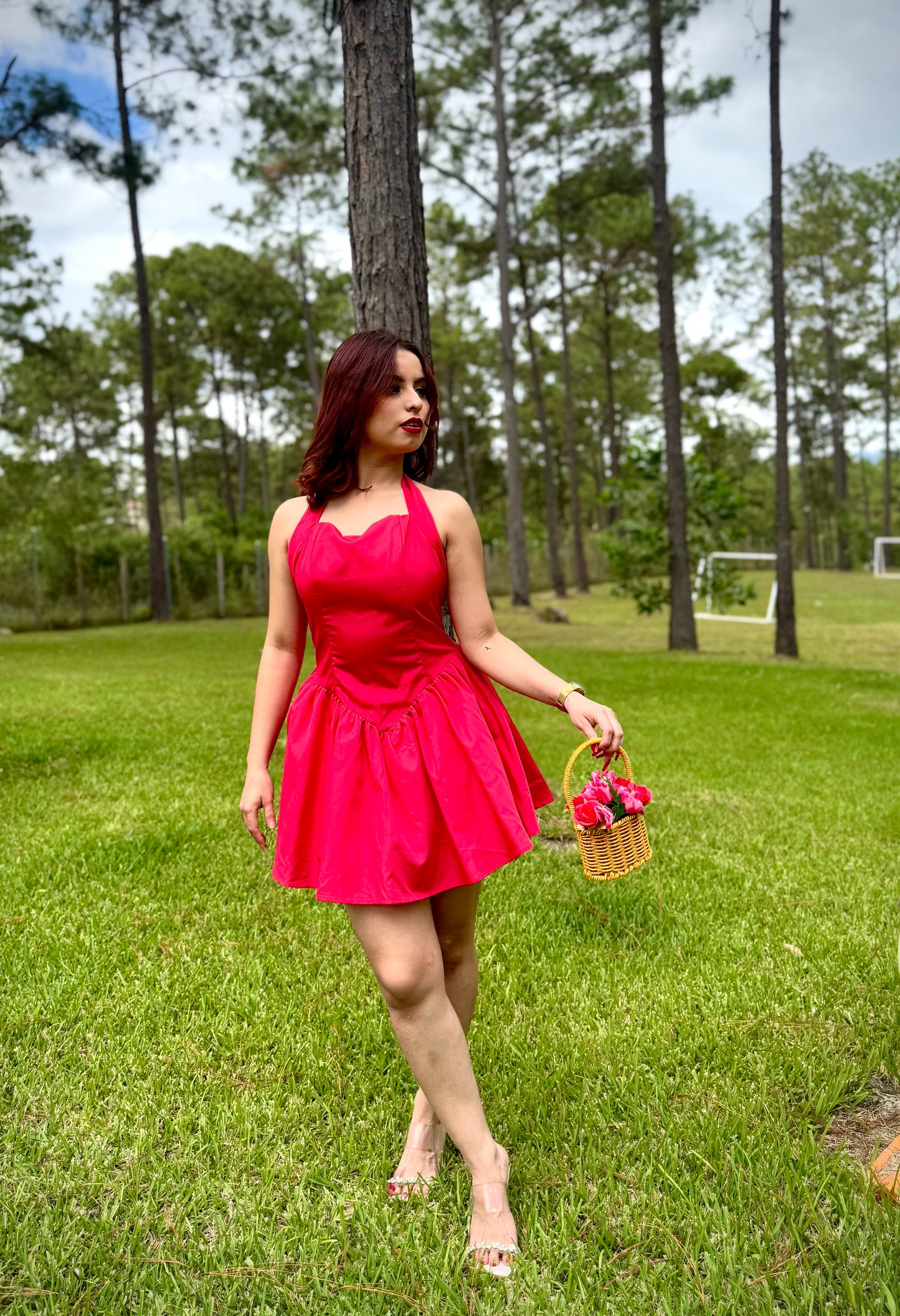 VESTIDO ANGEL CRINOLINA