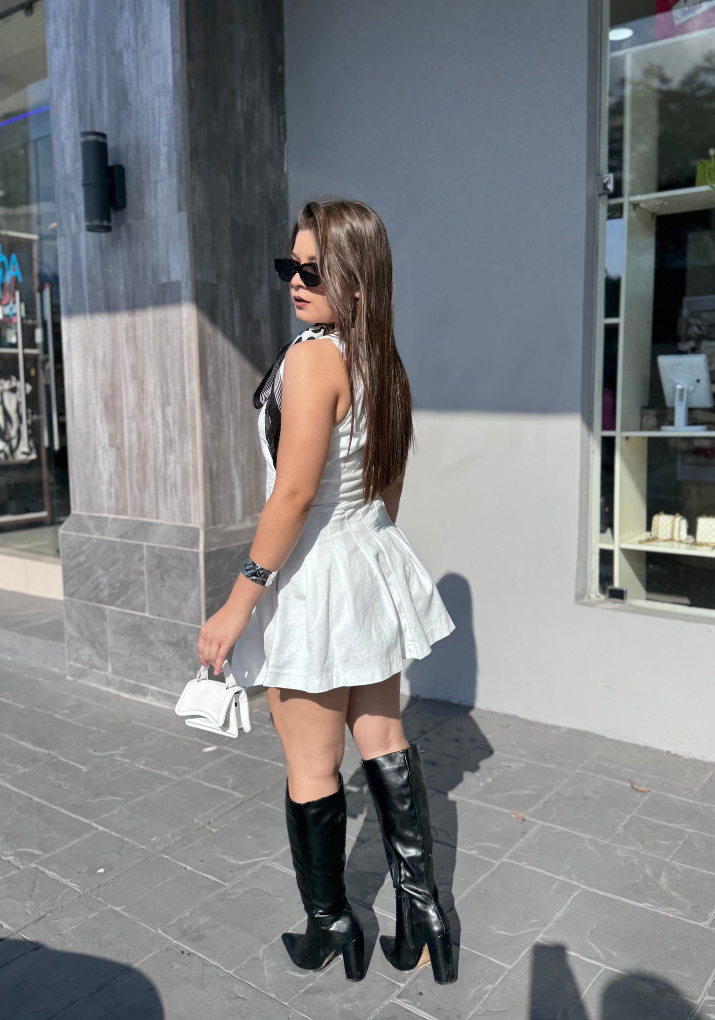 VESTIDO JEANS PLISADO