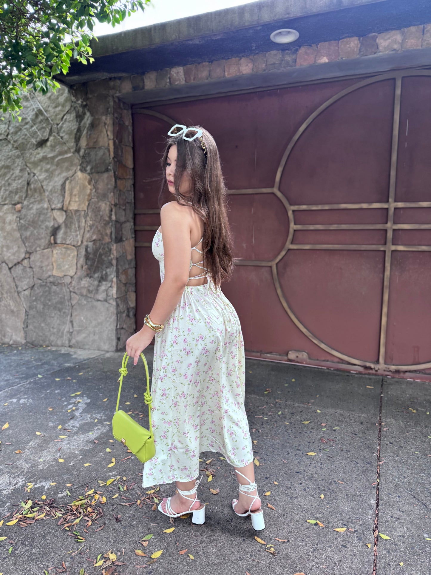 MAXI DRESS FLORAL AMARRE