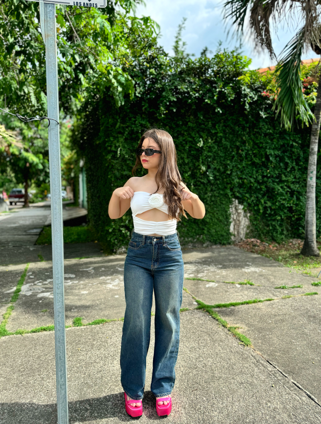 MOM JEANS DESCOLORADOS
