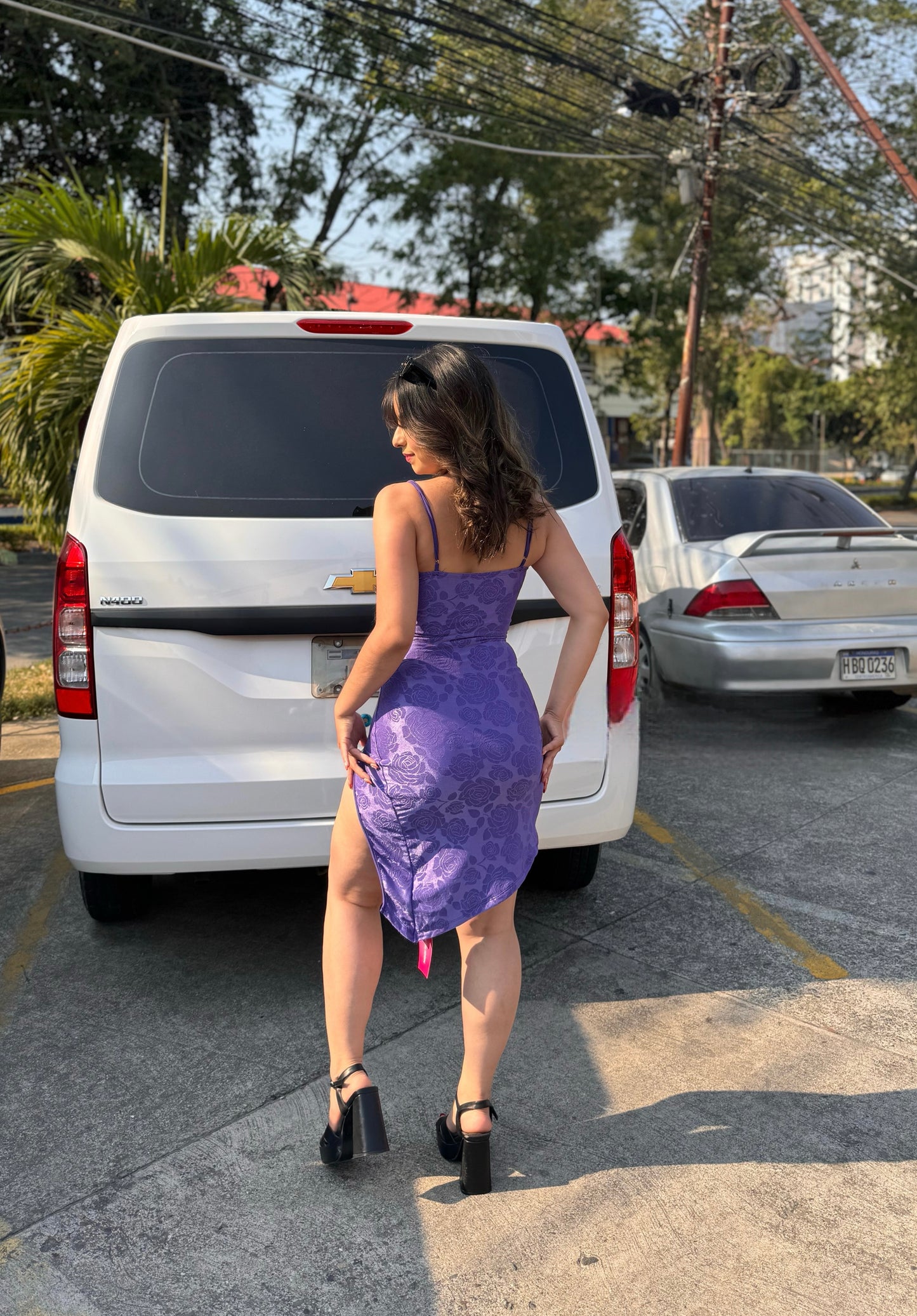 VESTIDO MORADO SM