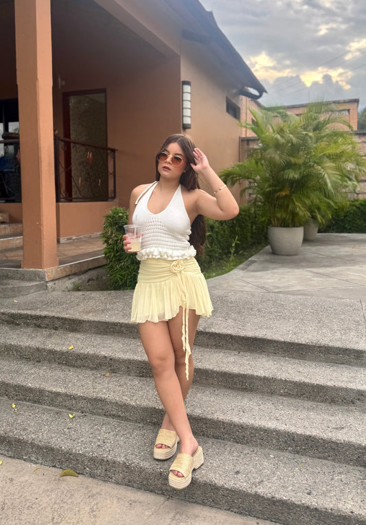 FALDA FLORAL CUTE