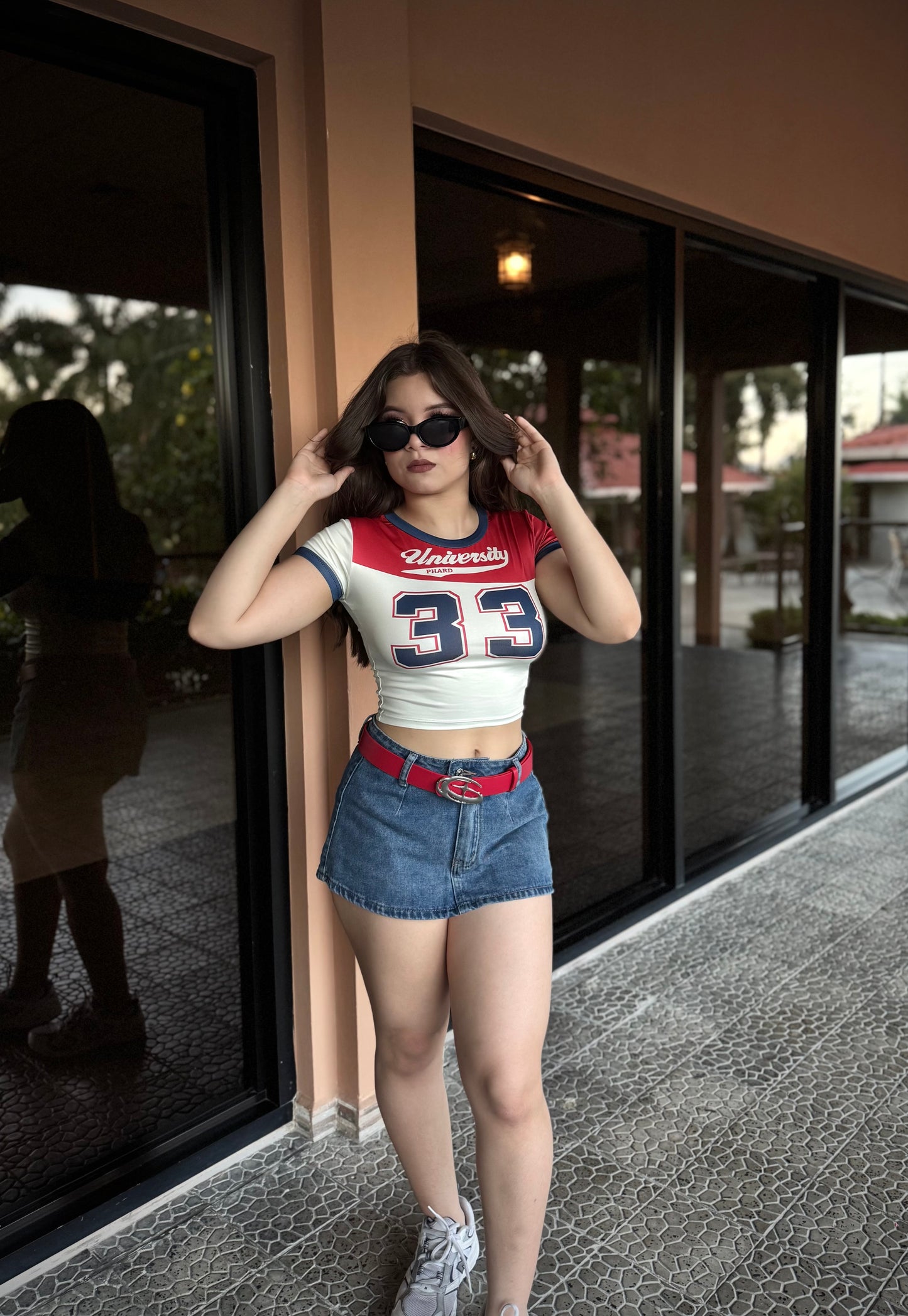 FALDA DENIM A LA CADERA