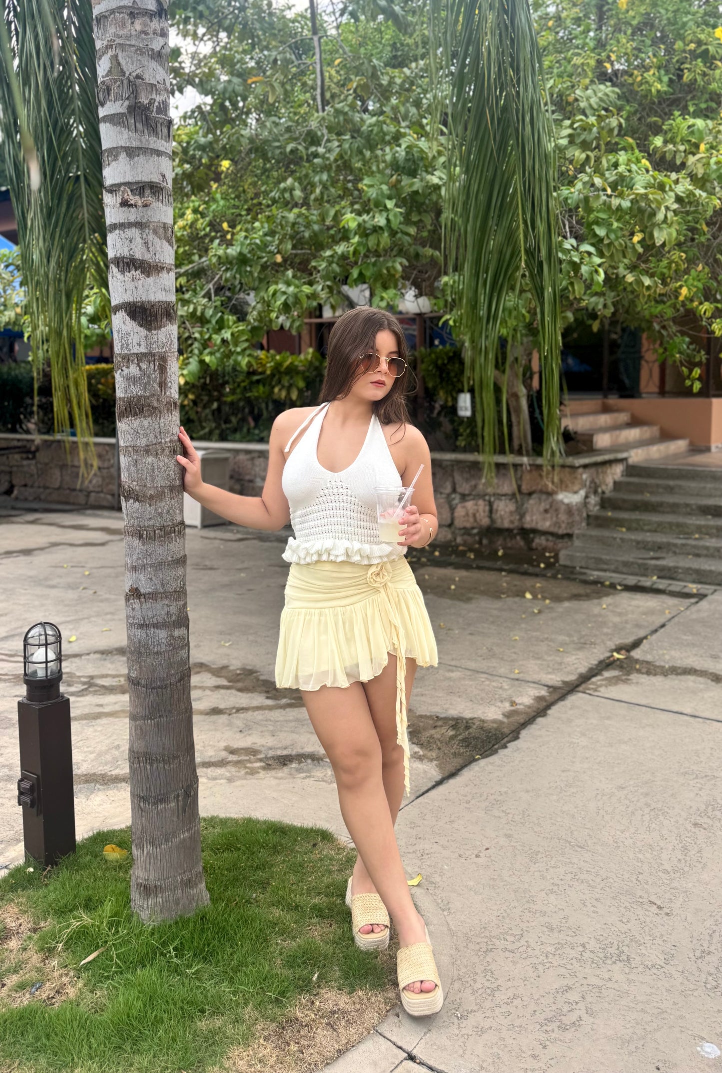 FALDA FLORAL CUTE