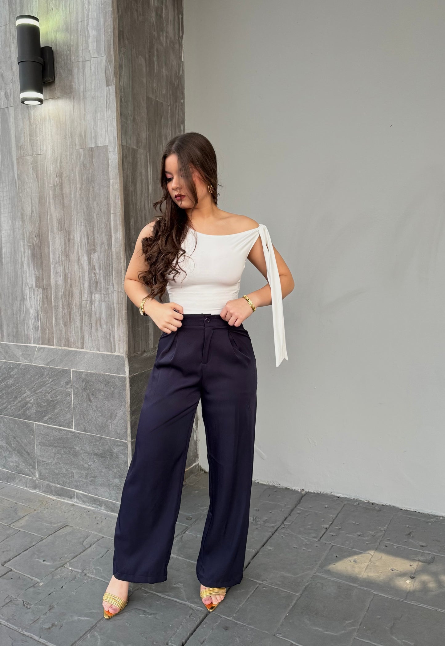 PANTS TELA AZUL MARINO