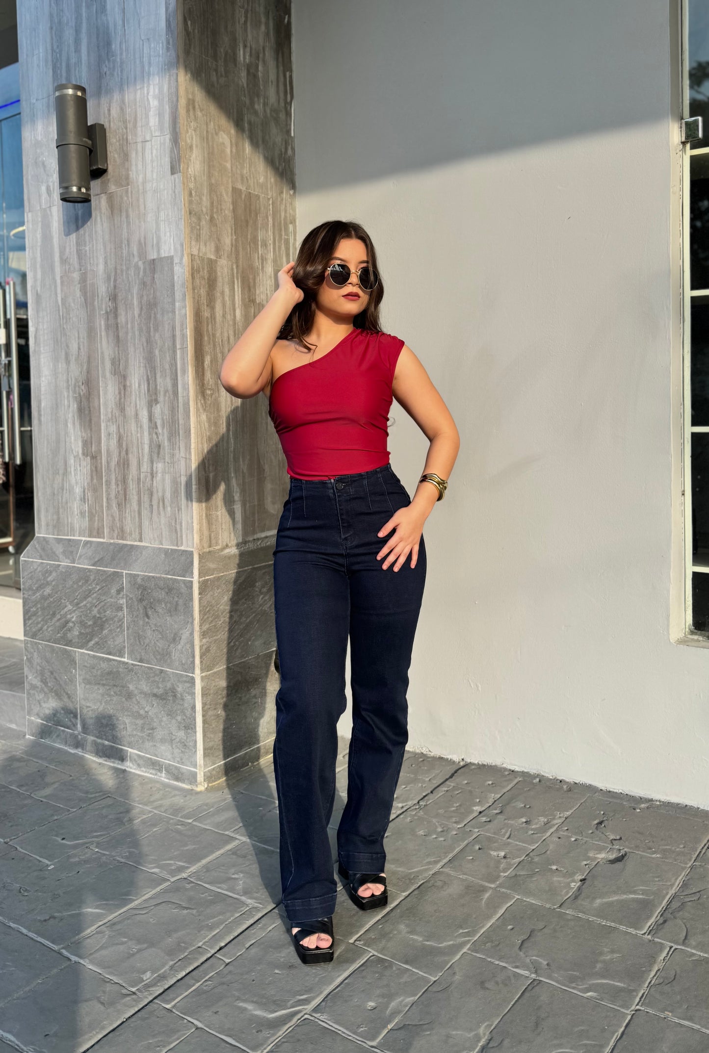 WIDE LEG RECTO EFECTO PINZA