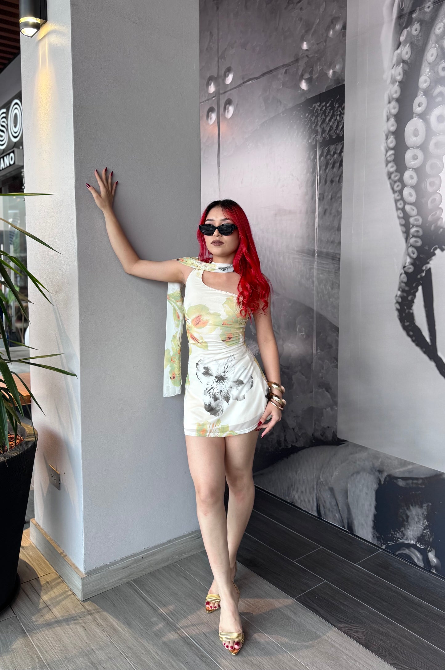 FLORAL DRESS AMARRE
