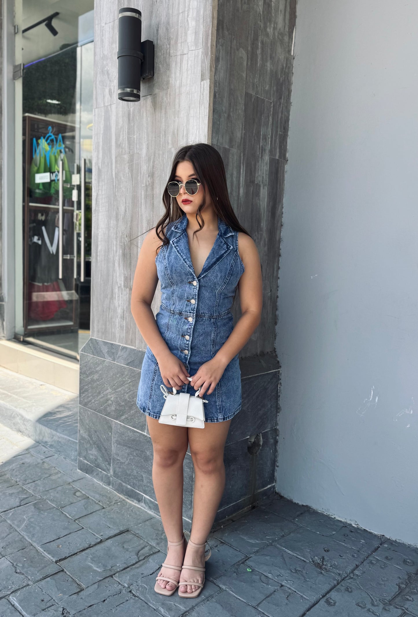 DENIM DRESS SM