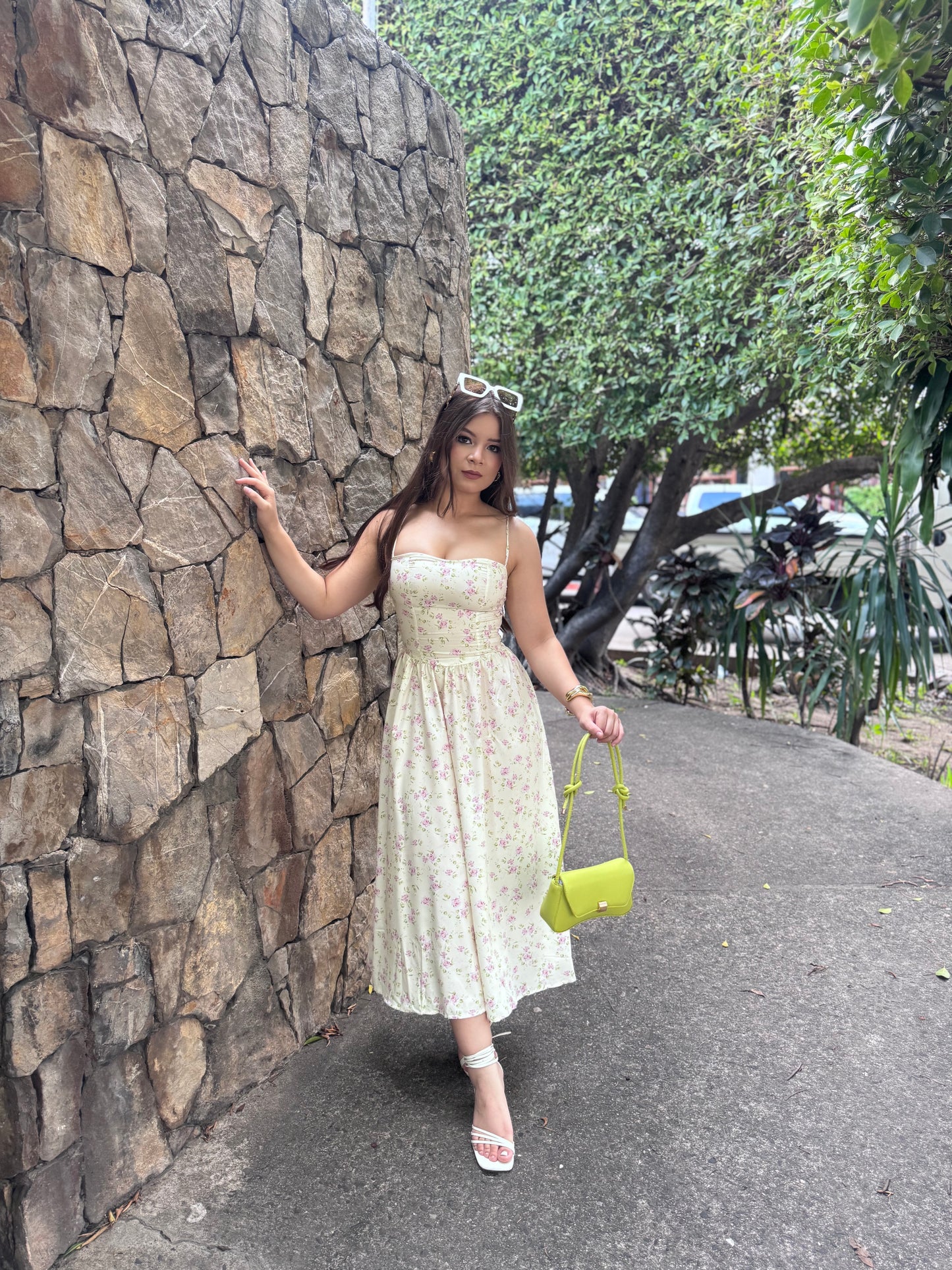 MAXI DRESS FLORAL AMARRE