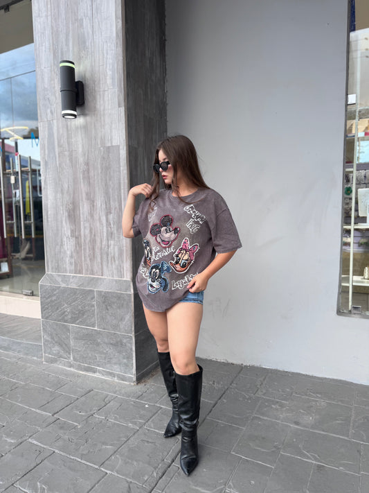 OVERSIZE VIRAL DE MICKEY (gris)