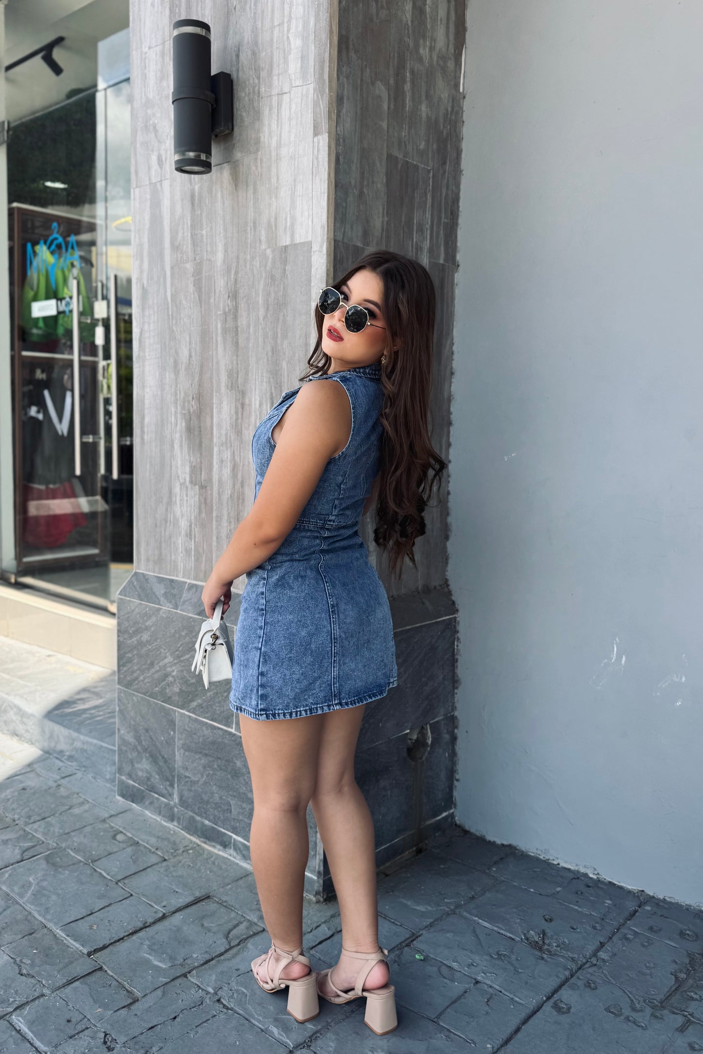 DENIM DRESS SM