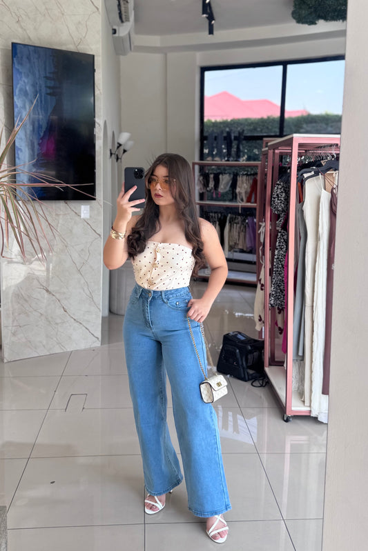 MOM JEANS PIERNA RECTA