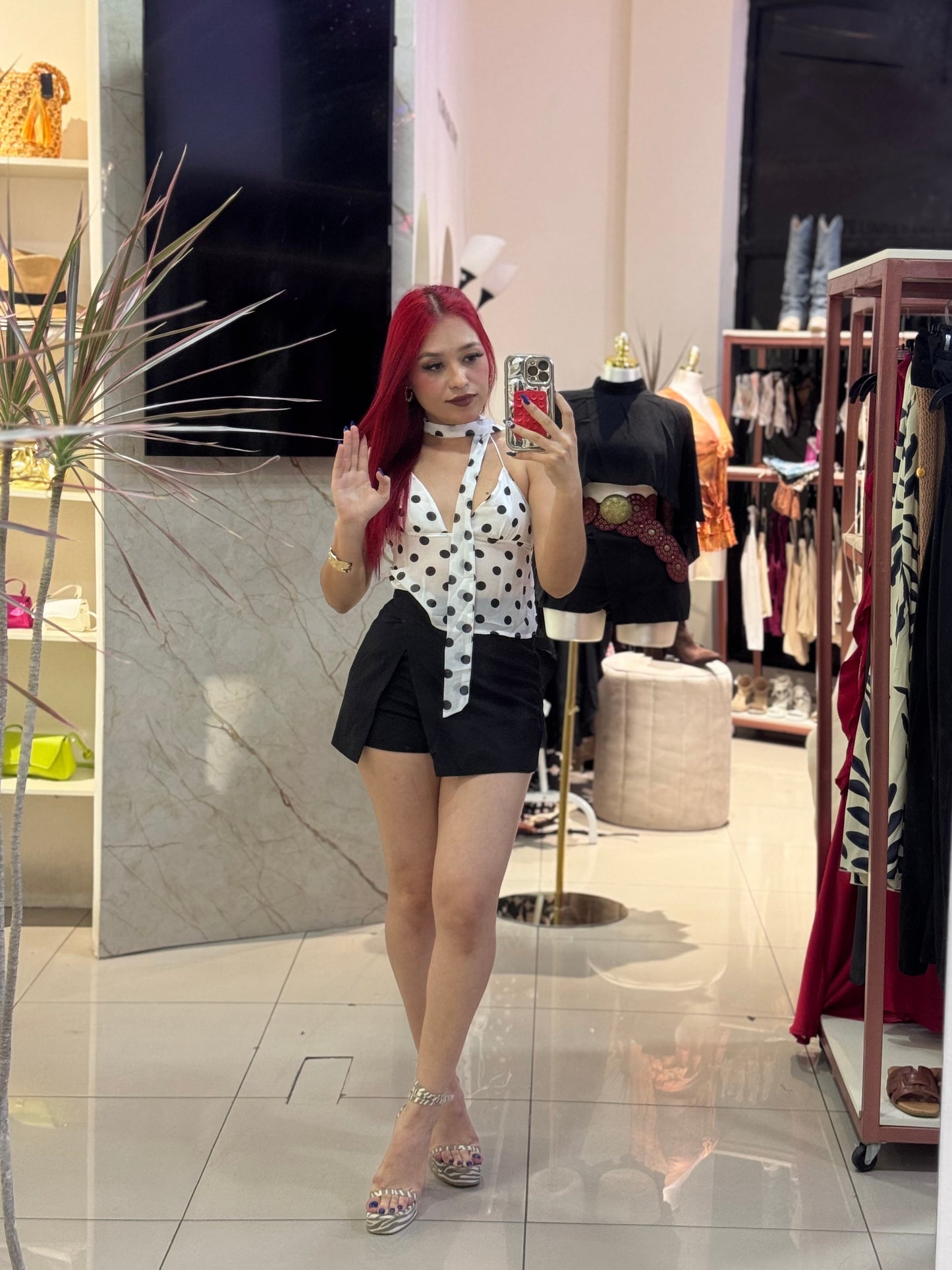 POLKA TOP AMARRE