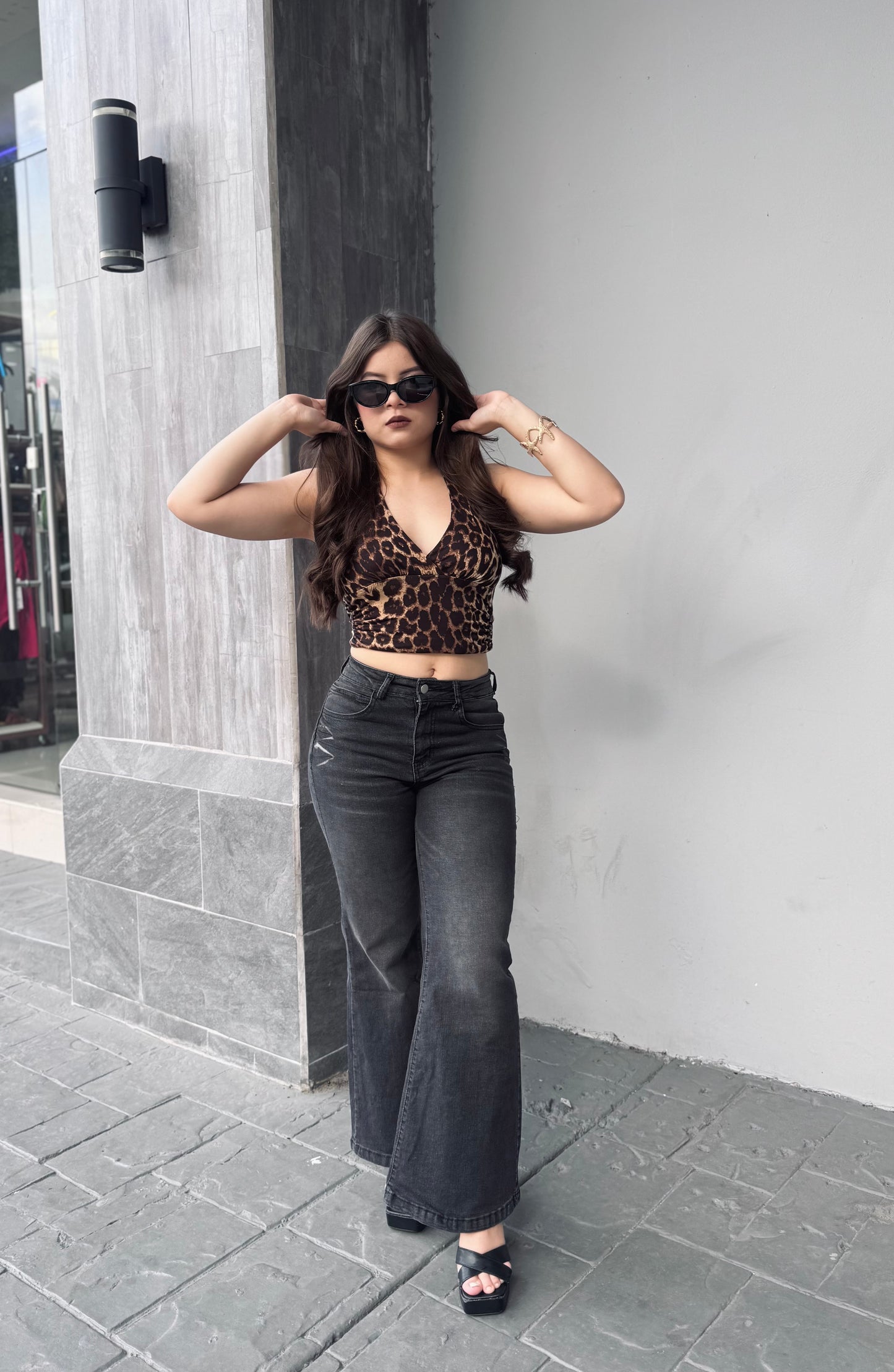 TOP ANIMAL PRINT