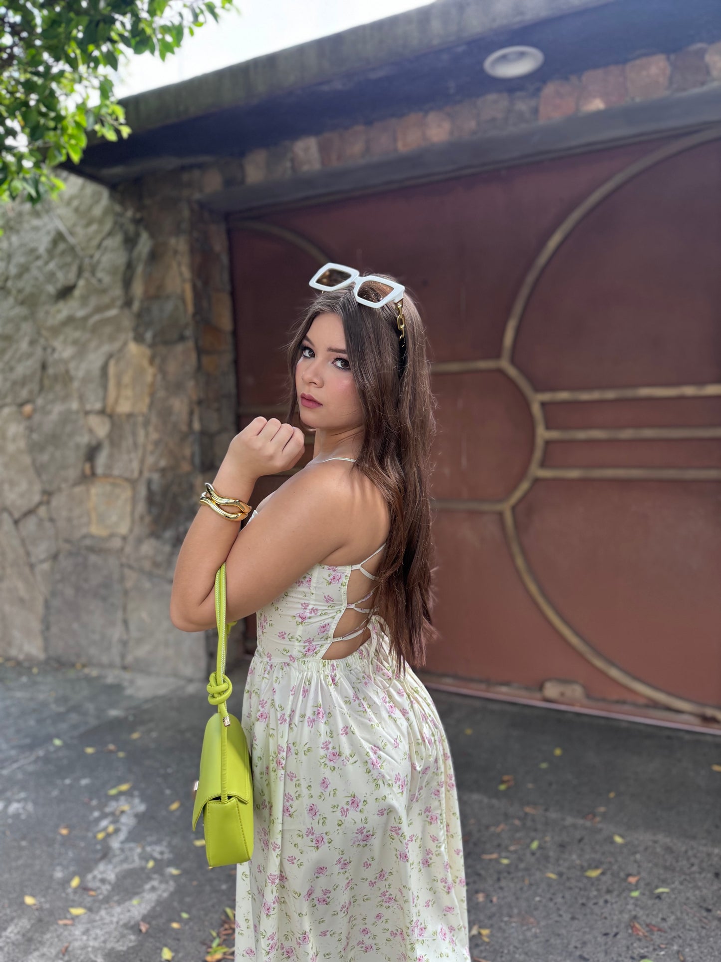 MAXI DRESS FLORAL AMARRE