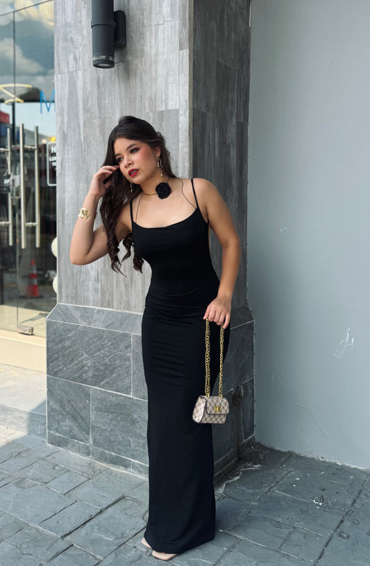 VESTIDO AJUSTADO ESPALDA DES