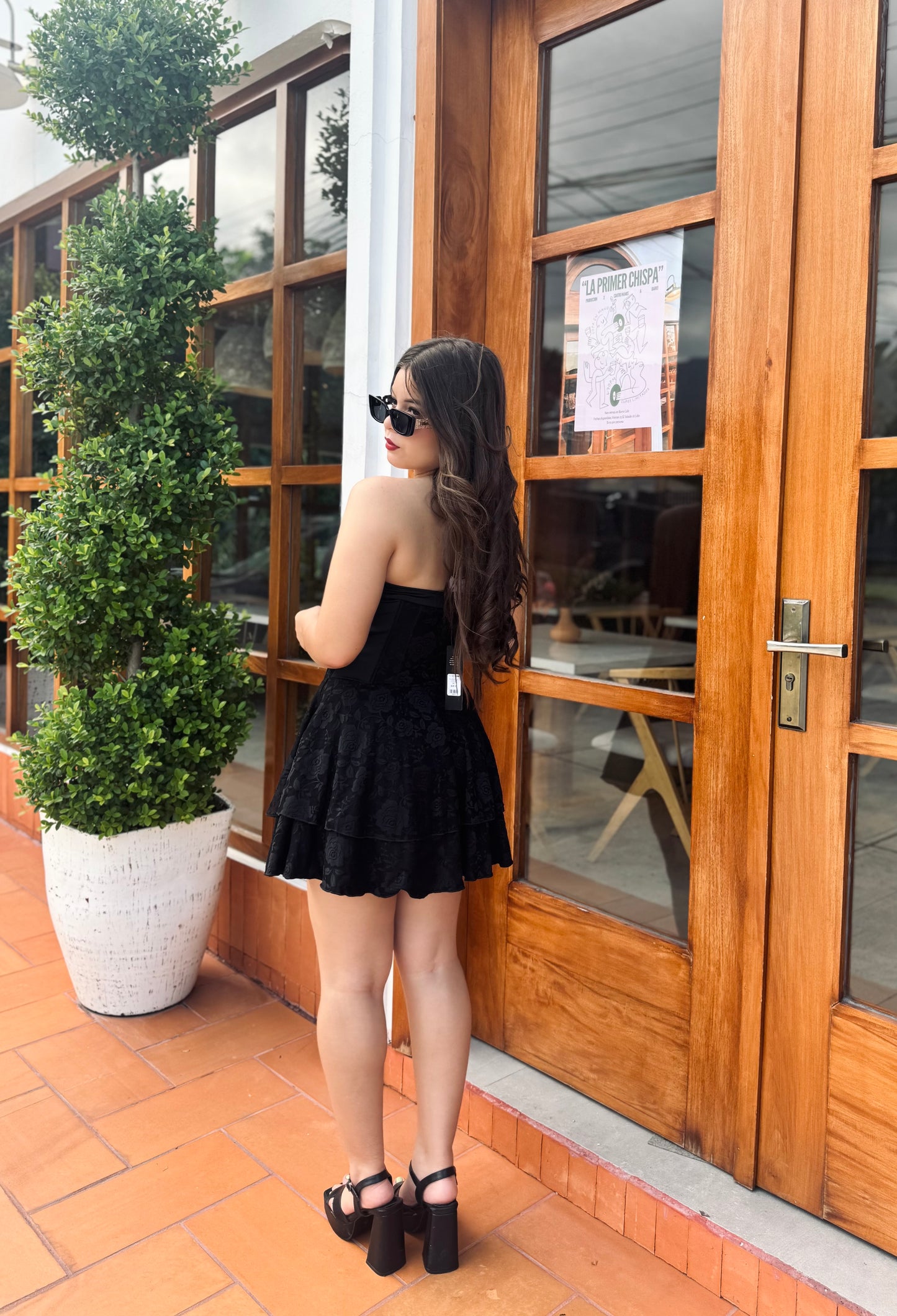 CORSET BLACK DRESS