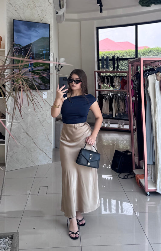 MAXI FALDA DE SEDA