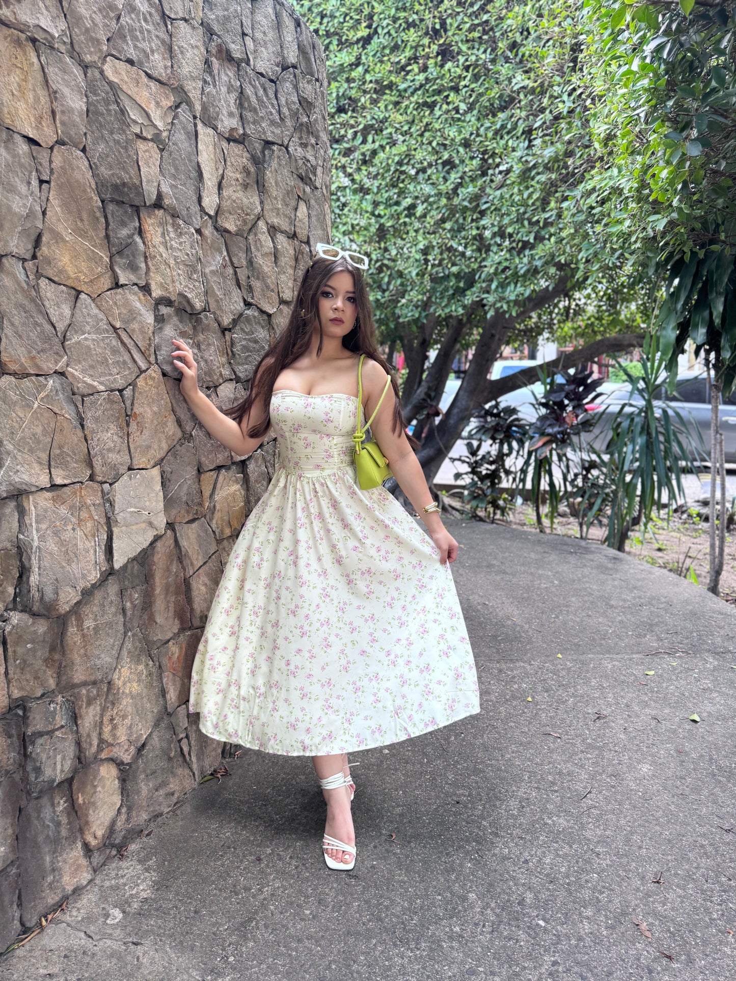 MAXI DRESS FLORAL AMARRE