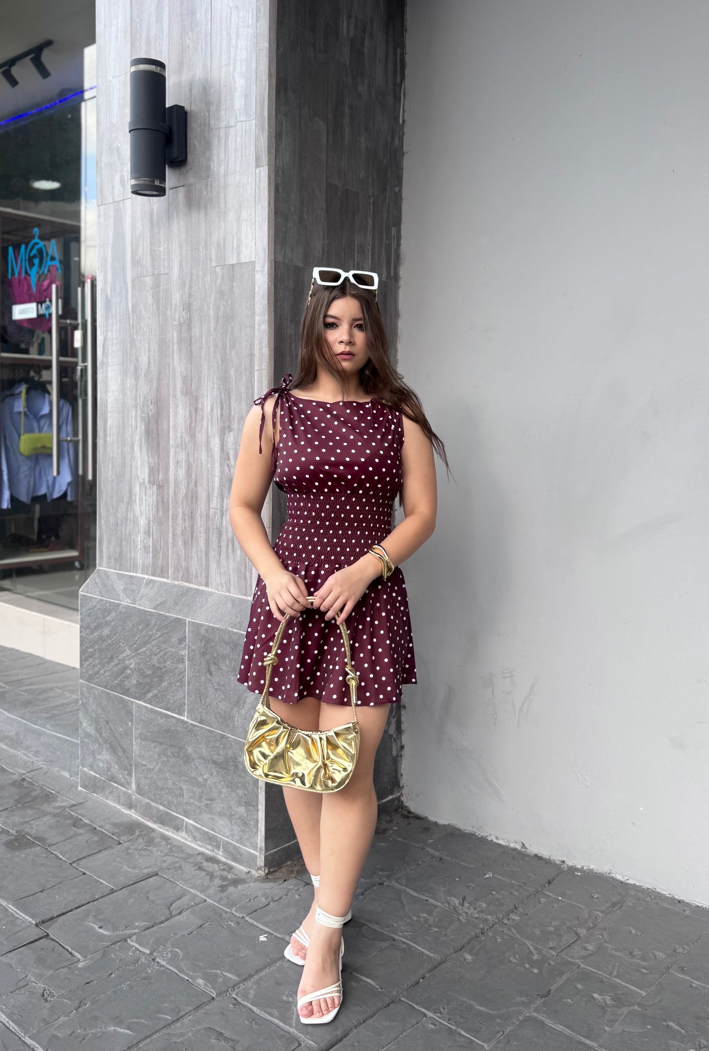 VESTIDO POLKA DOTS CHONGO