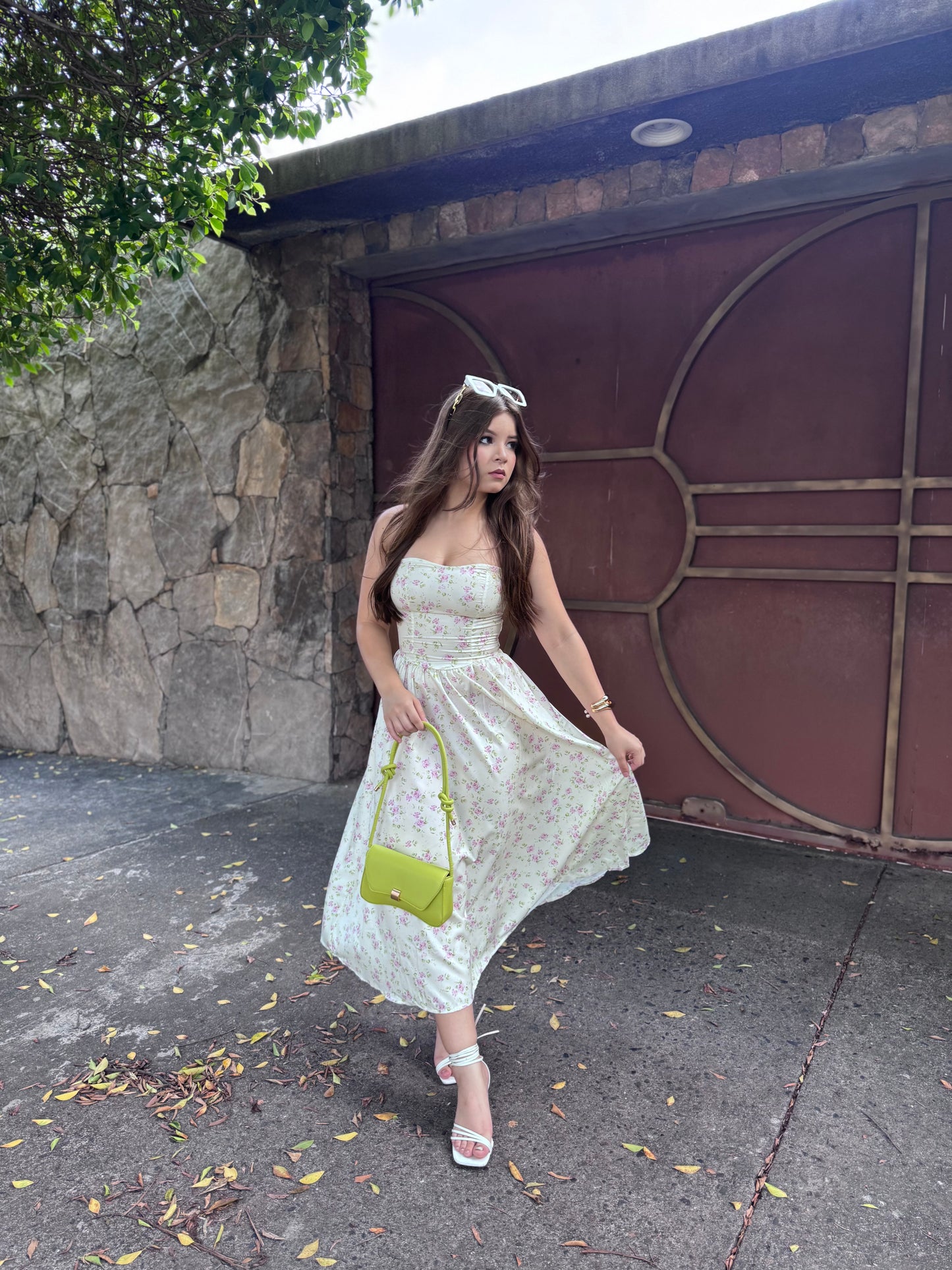 MAXI DRESS FLORAL AMARRE