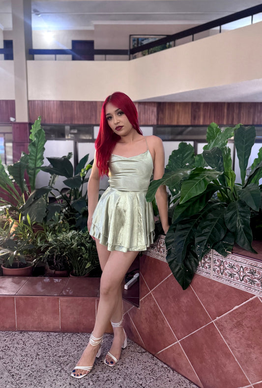 VESTIDO PRINCESA SATIN