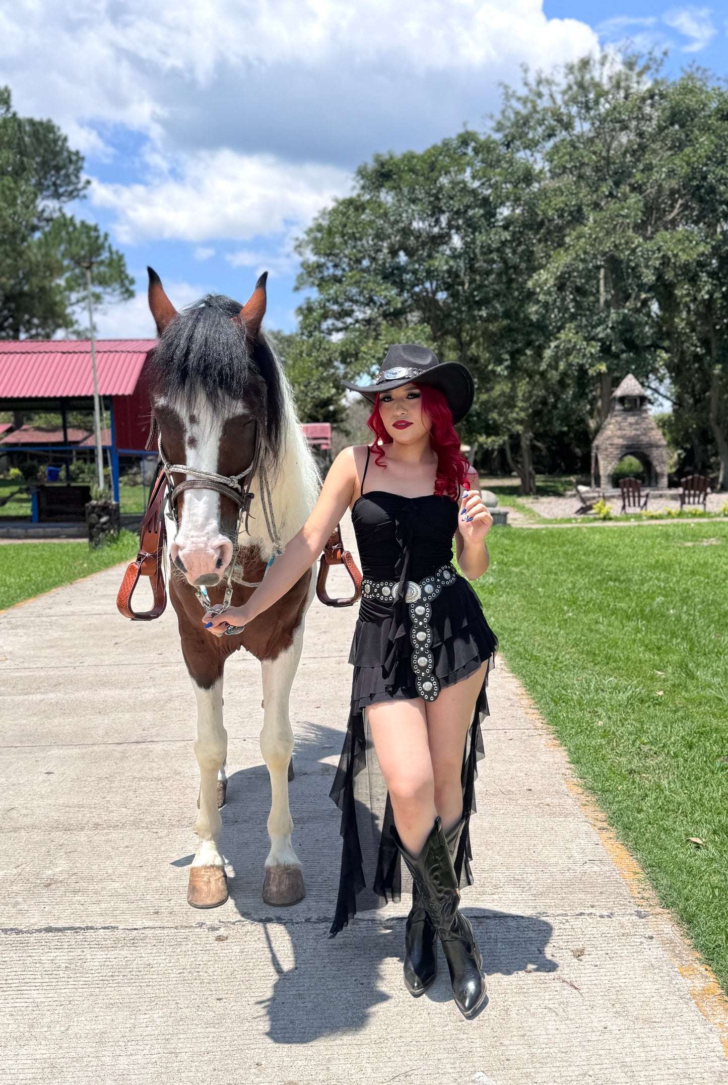 VESTIDO ESTILO VAQUERO