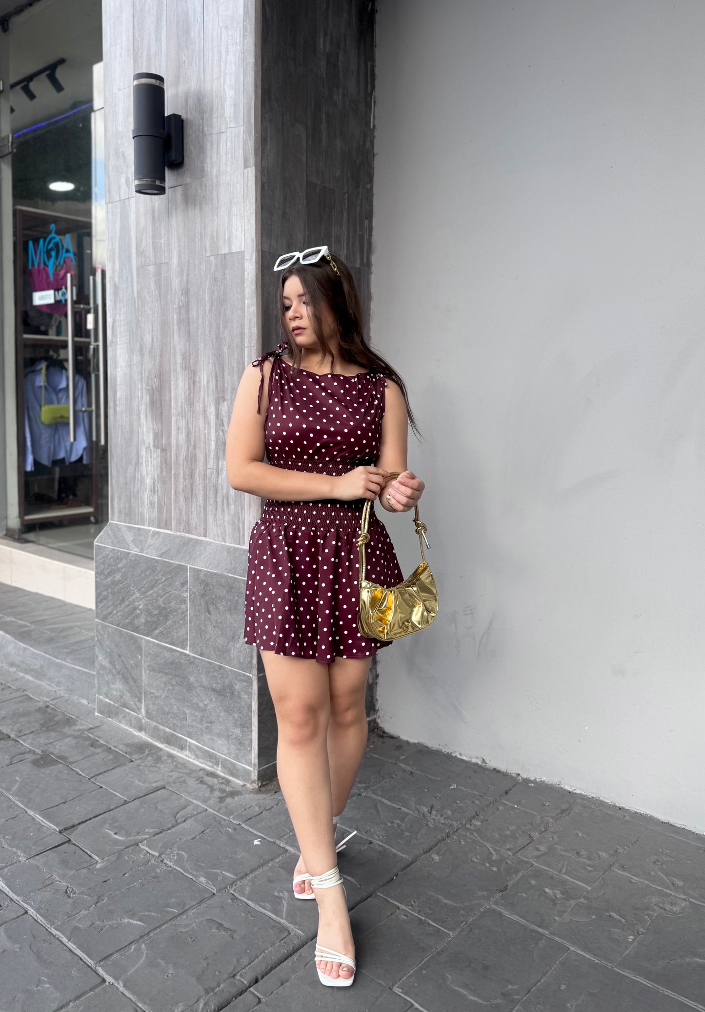 VESTIDO POLKA DOTS CHONGO