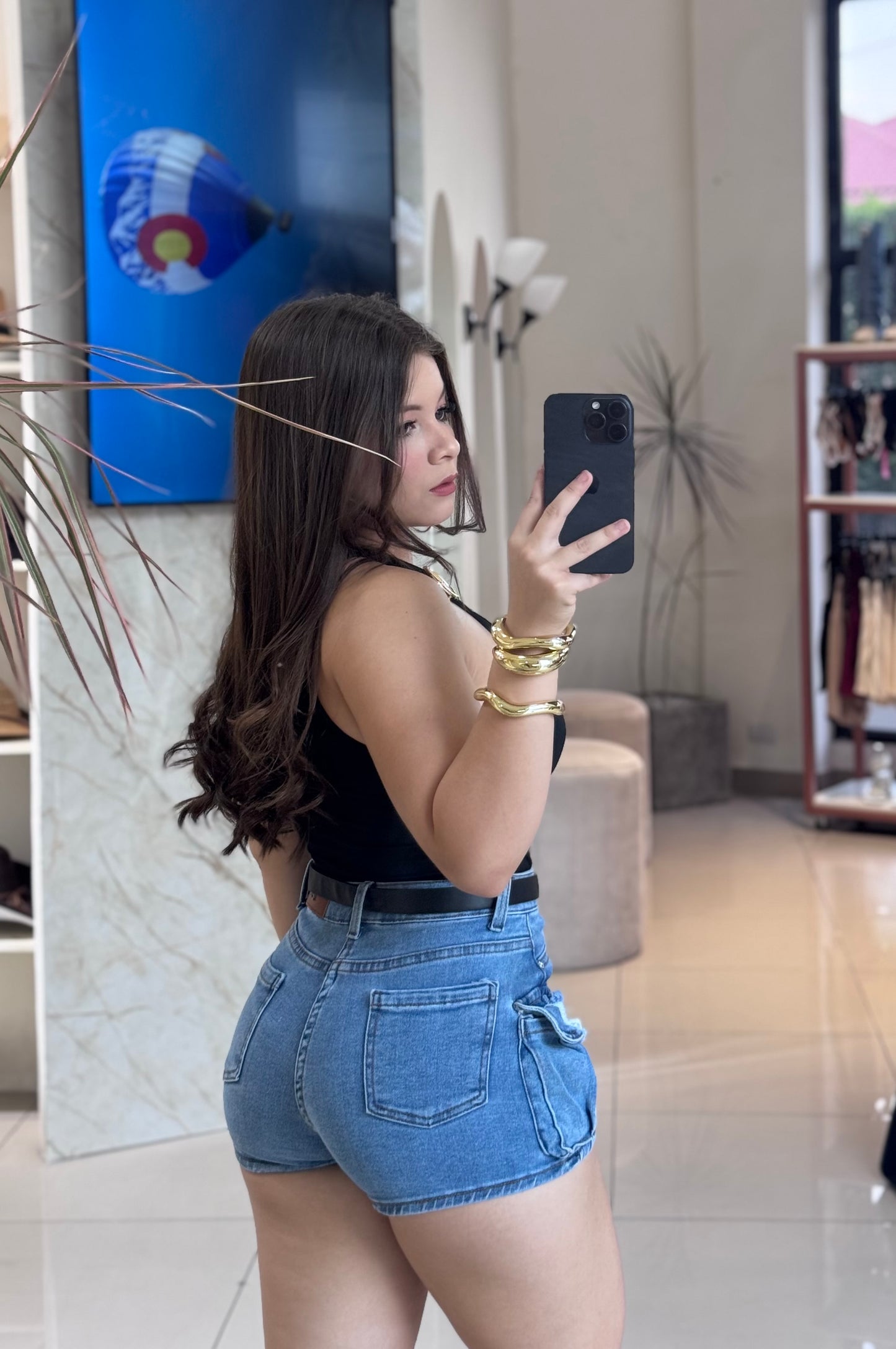 FALDA SHORT DENIM