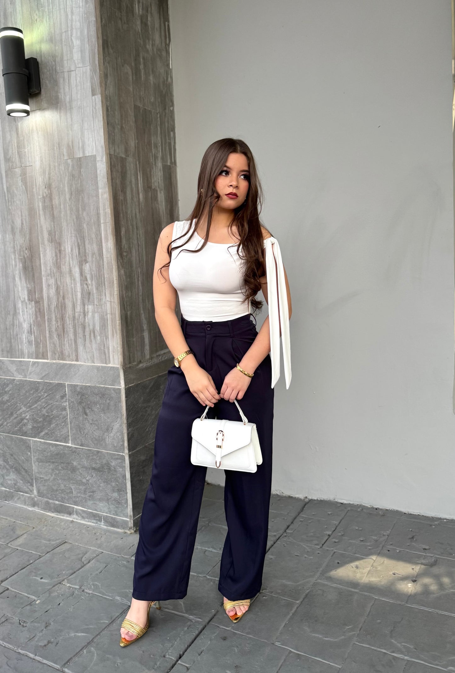 PANTS TELA AZUL MARINO
