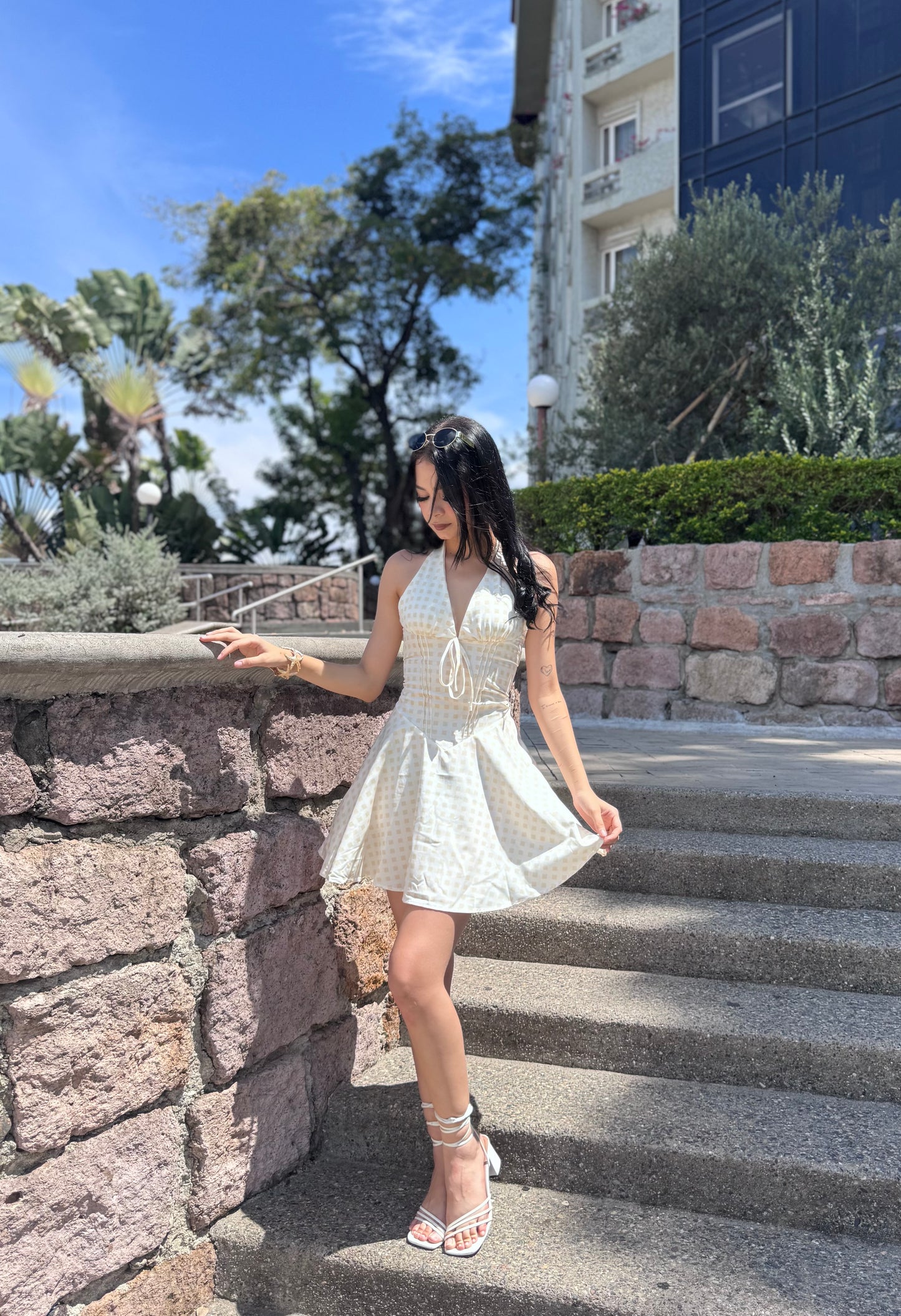 YELLOW DRESS ESTILO CORSE