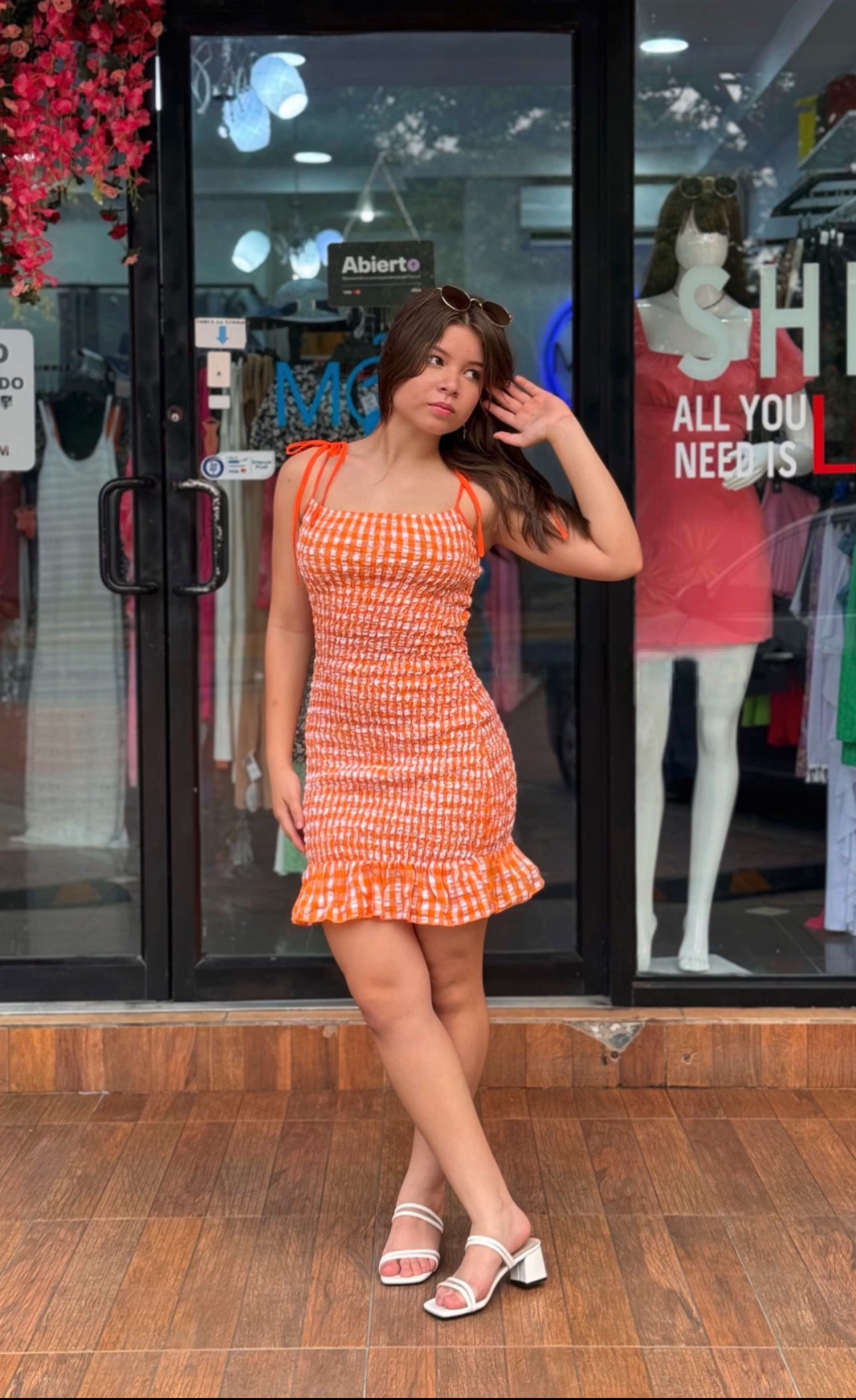 VESTIDO CORRUGADO