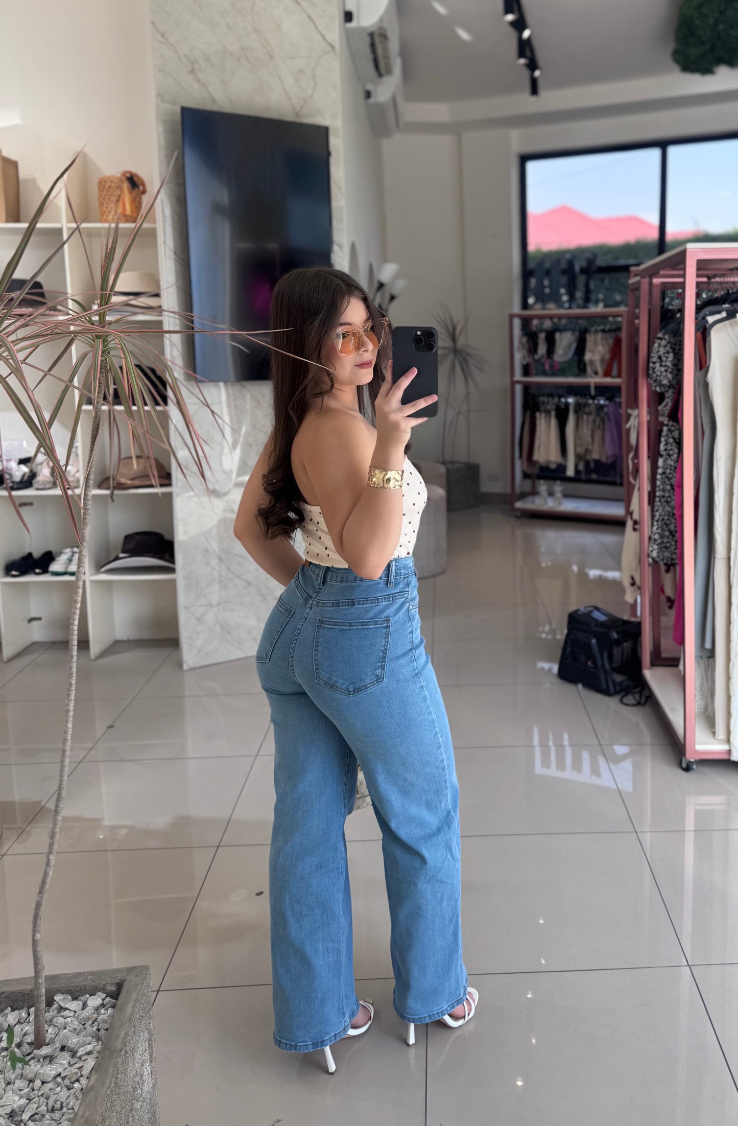 MOM JEANS PIERNA RECTA